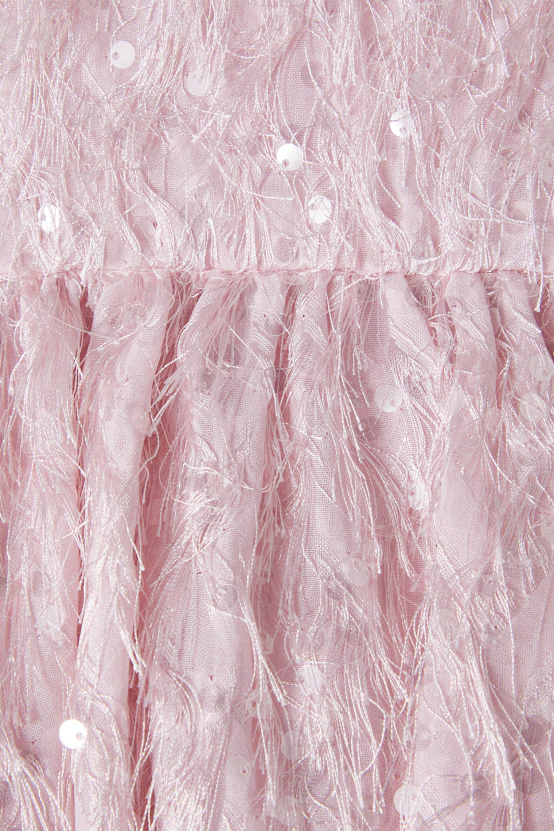 Kids Sequin and Feather Skirt