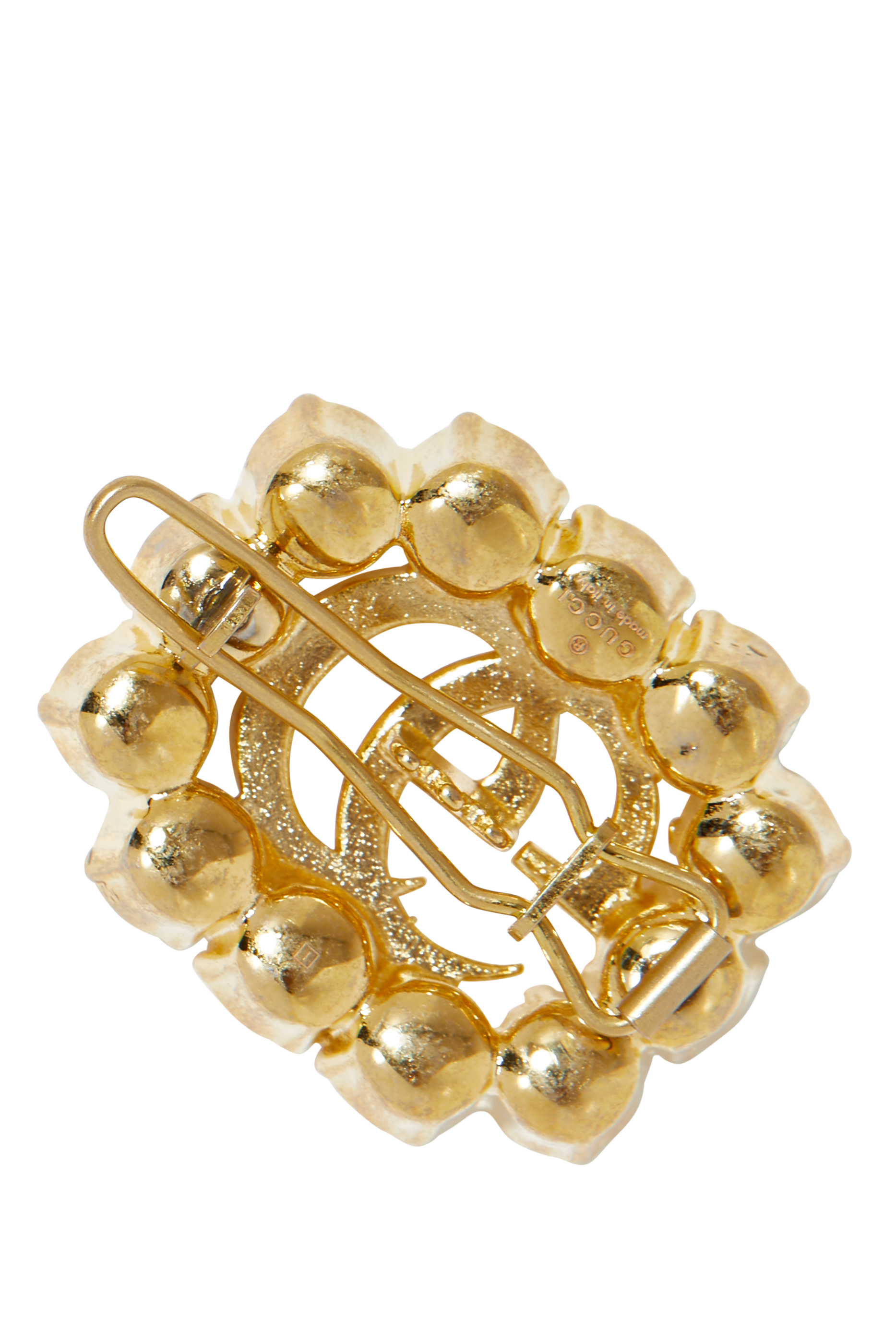 Pearl Double G Hair Slide Pin