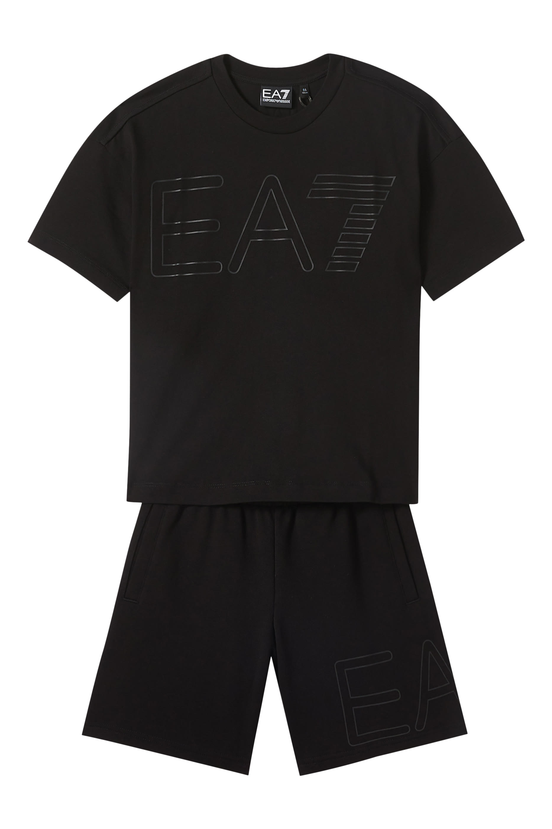 Kids EA7 Oversized Logo T-Shirt