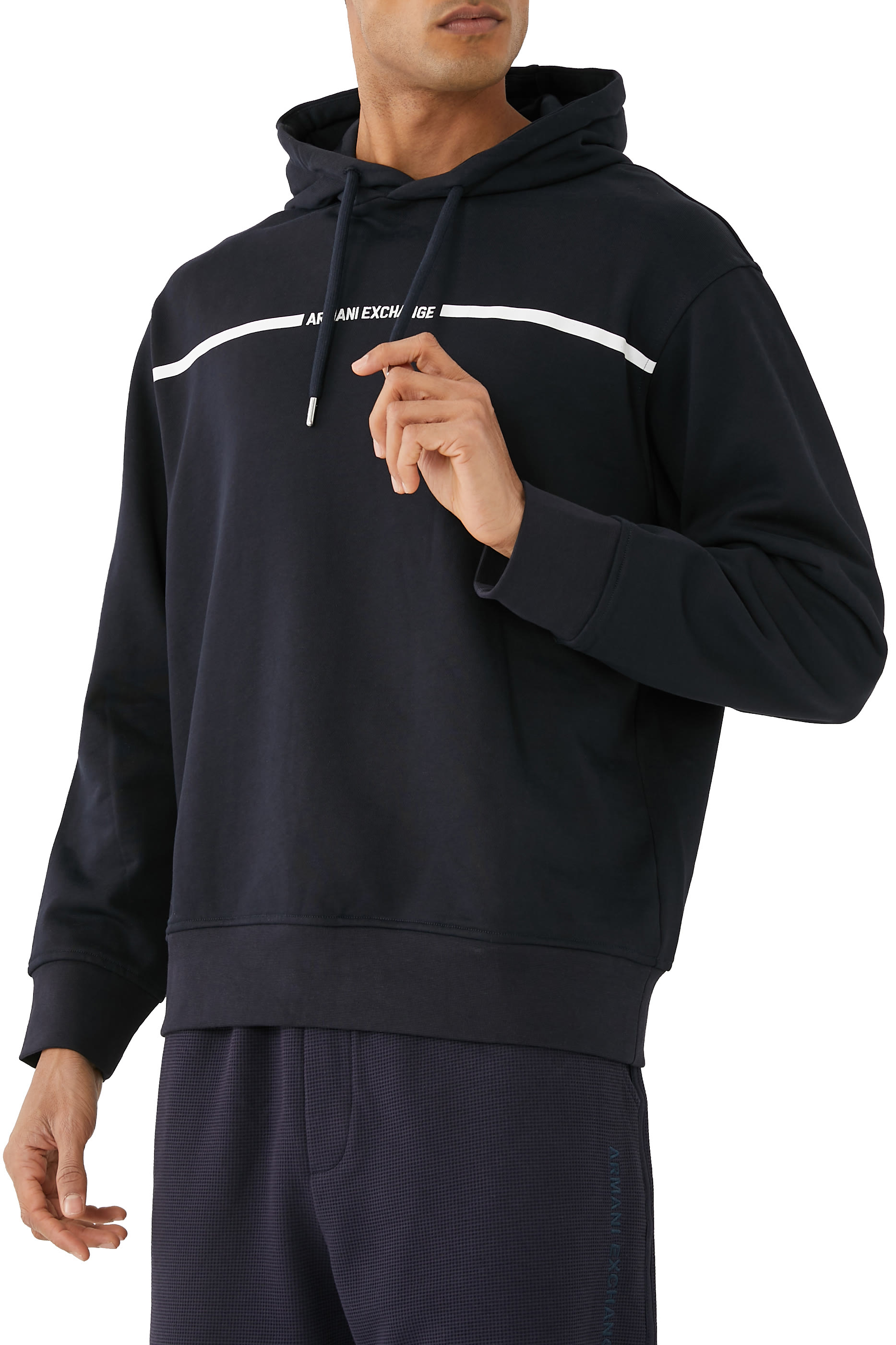 Logo Cotton Fleece Hoodie