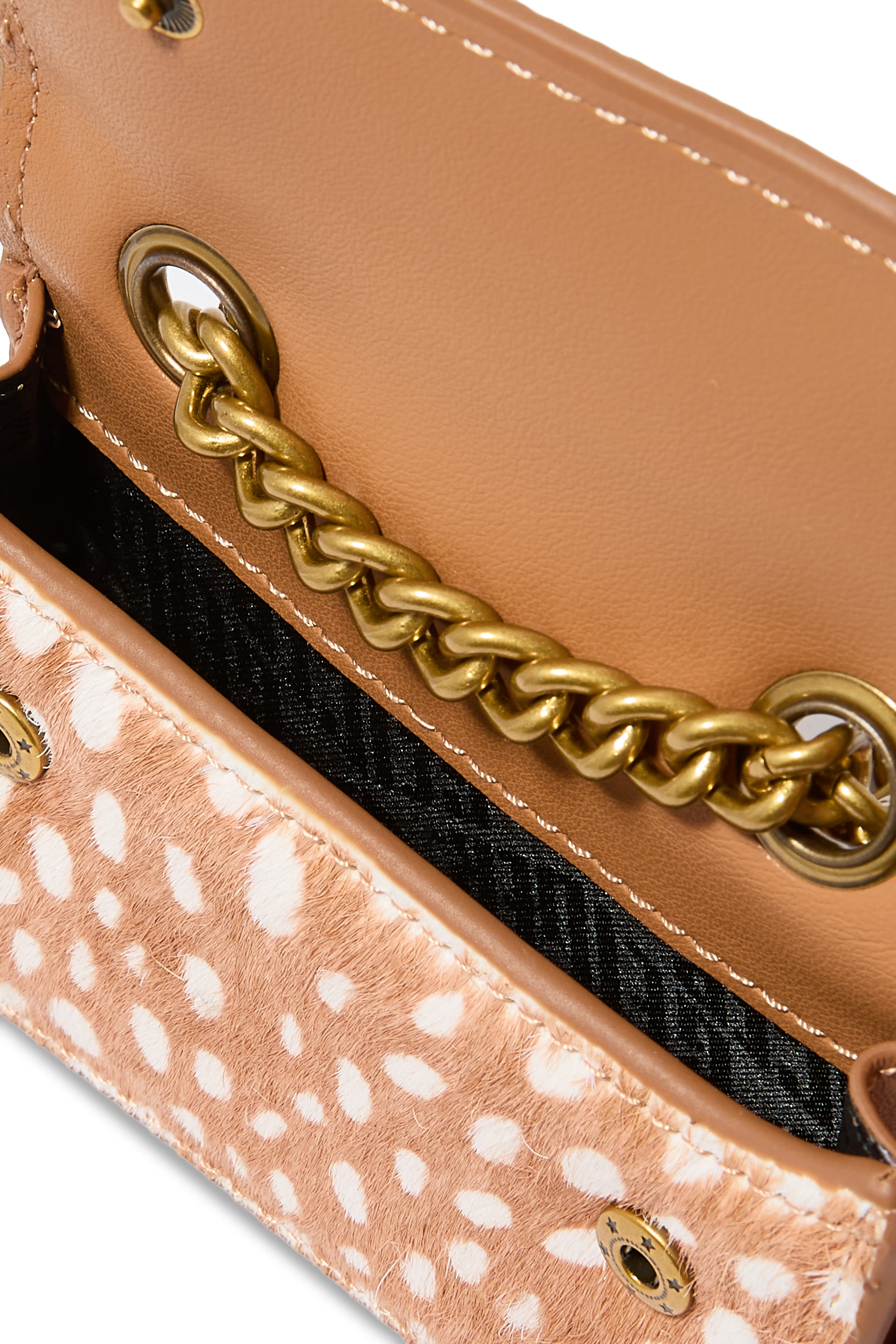 Deer-Print Micro Kensington Bag