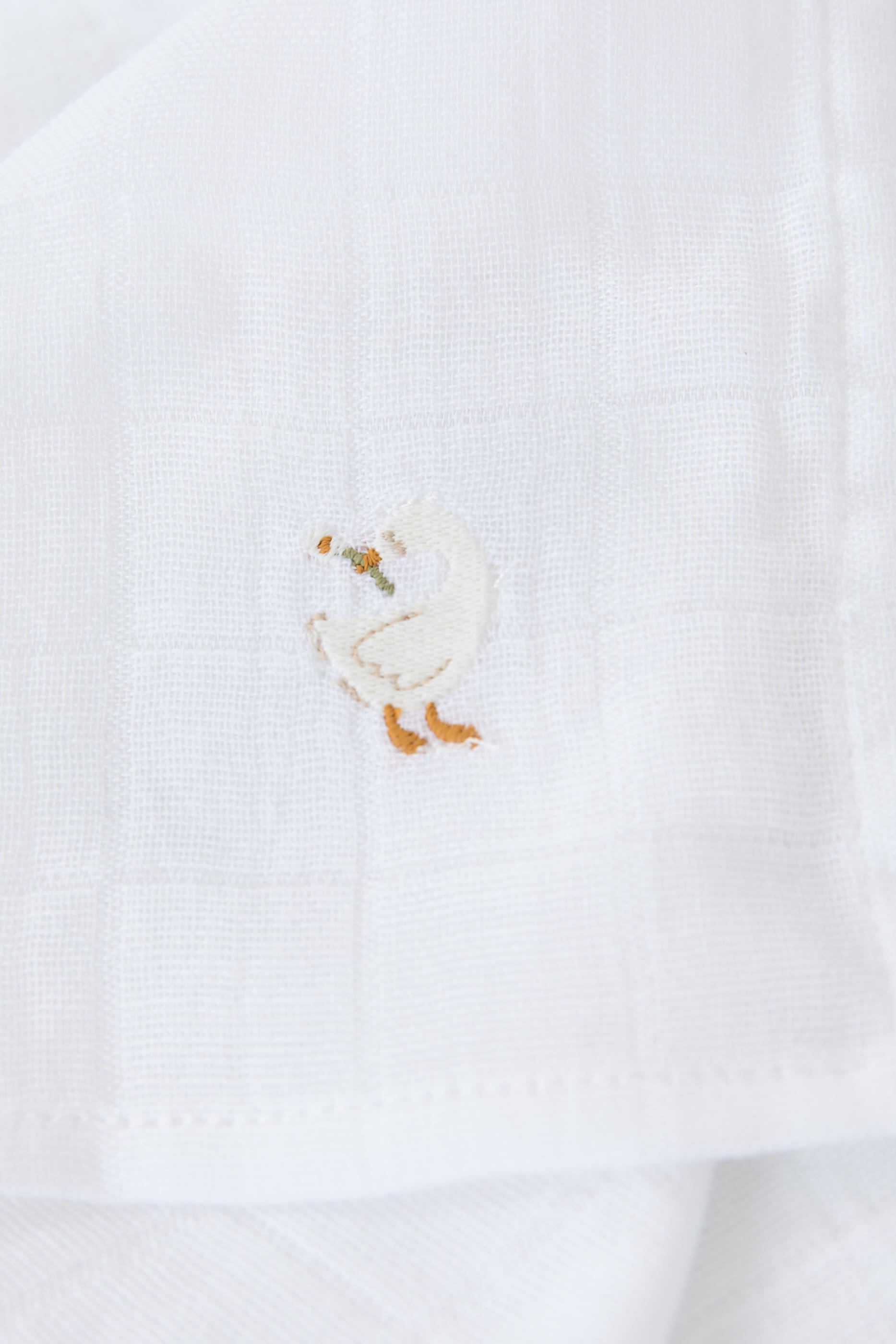 Kids Organic Cotton Walking Ducklings Muslins, Set of 2