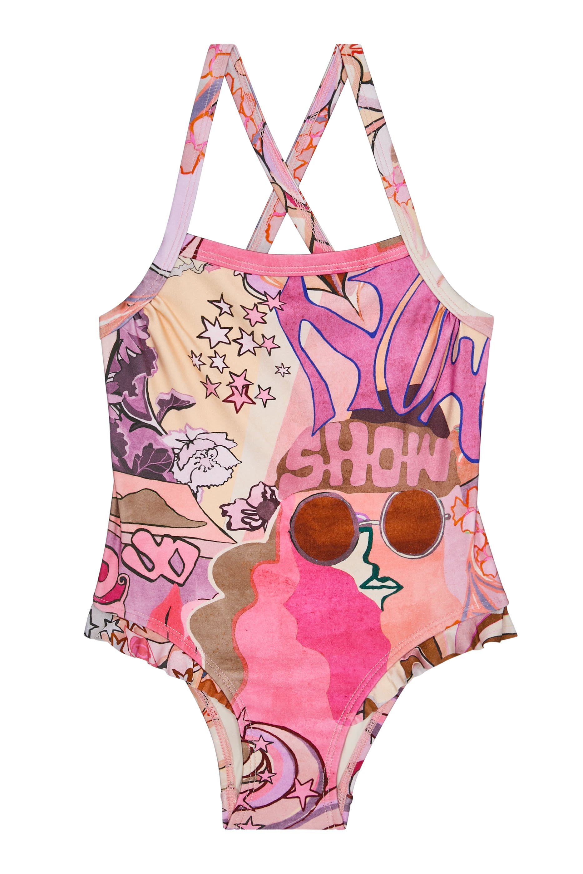 Kids Patience Frill One Piece Swimsuit