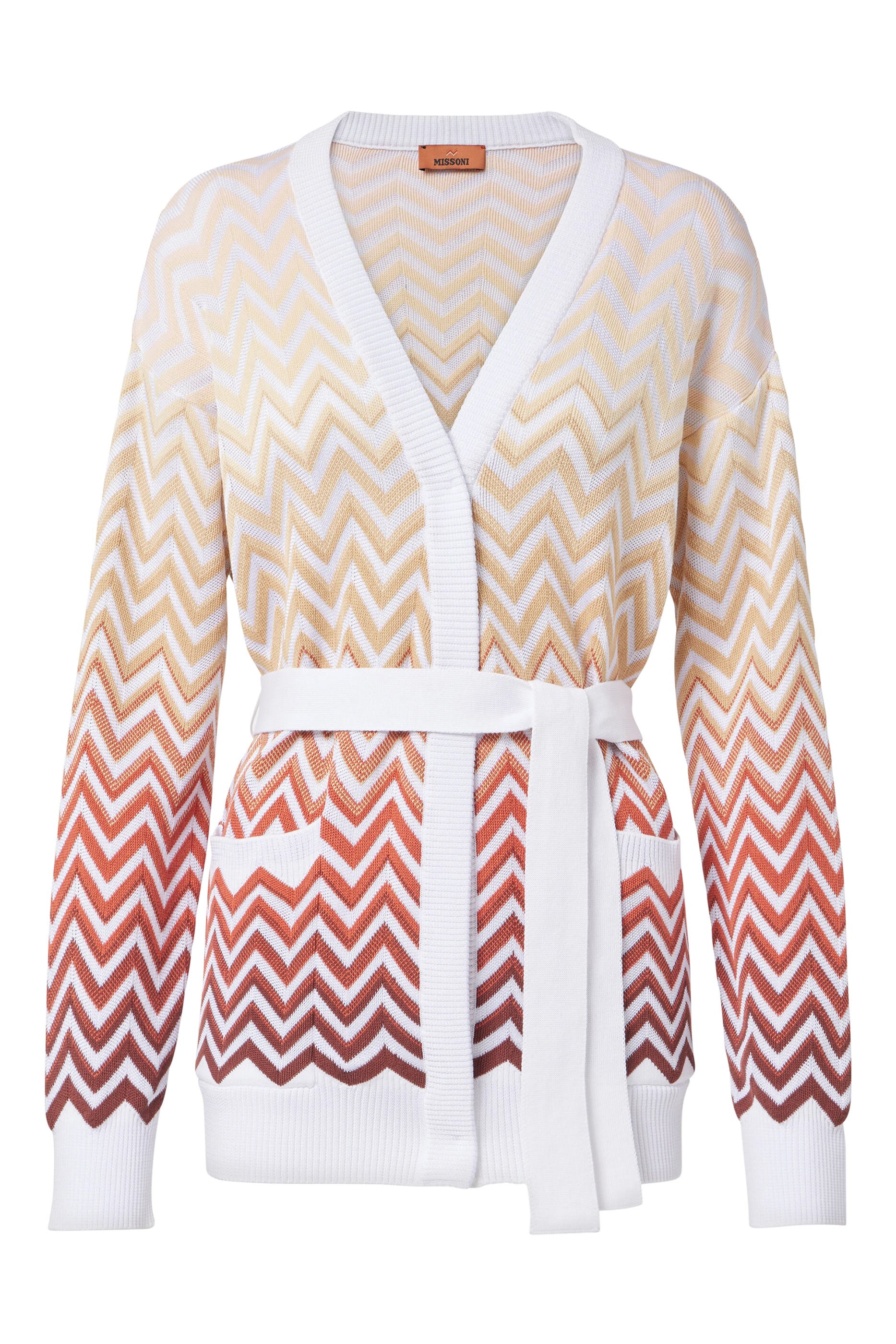 Degradé Chevron Cardigan