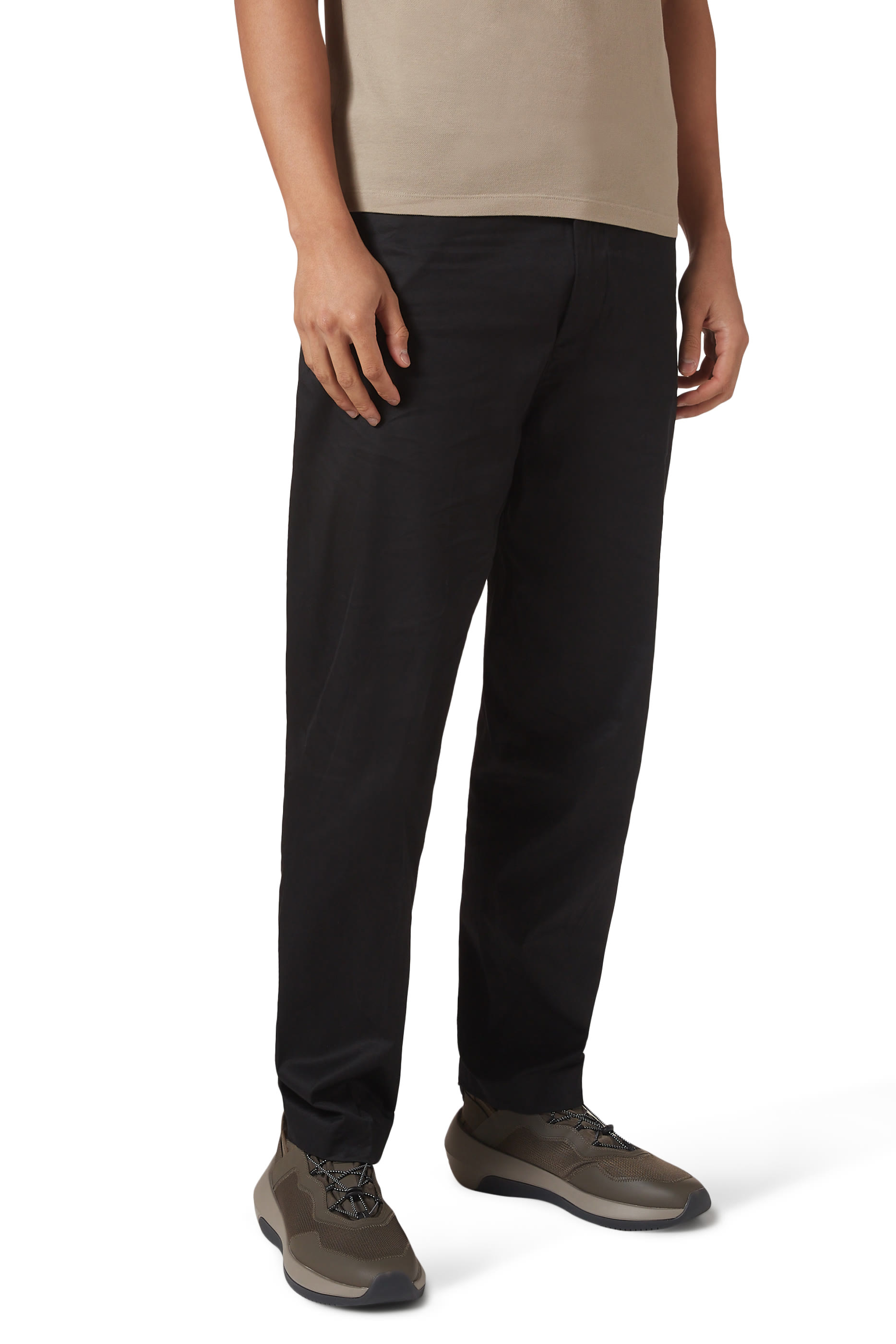 Logo Lace-Up Mesh Sneakers