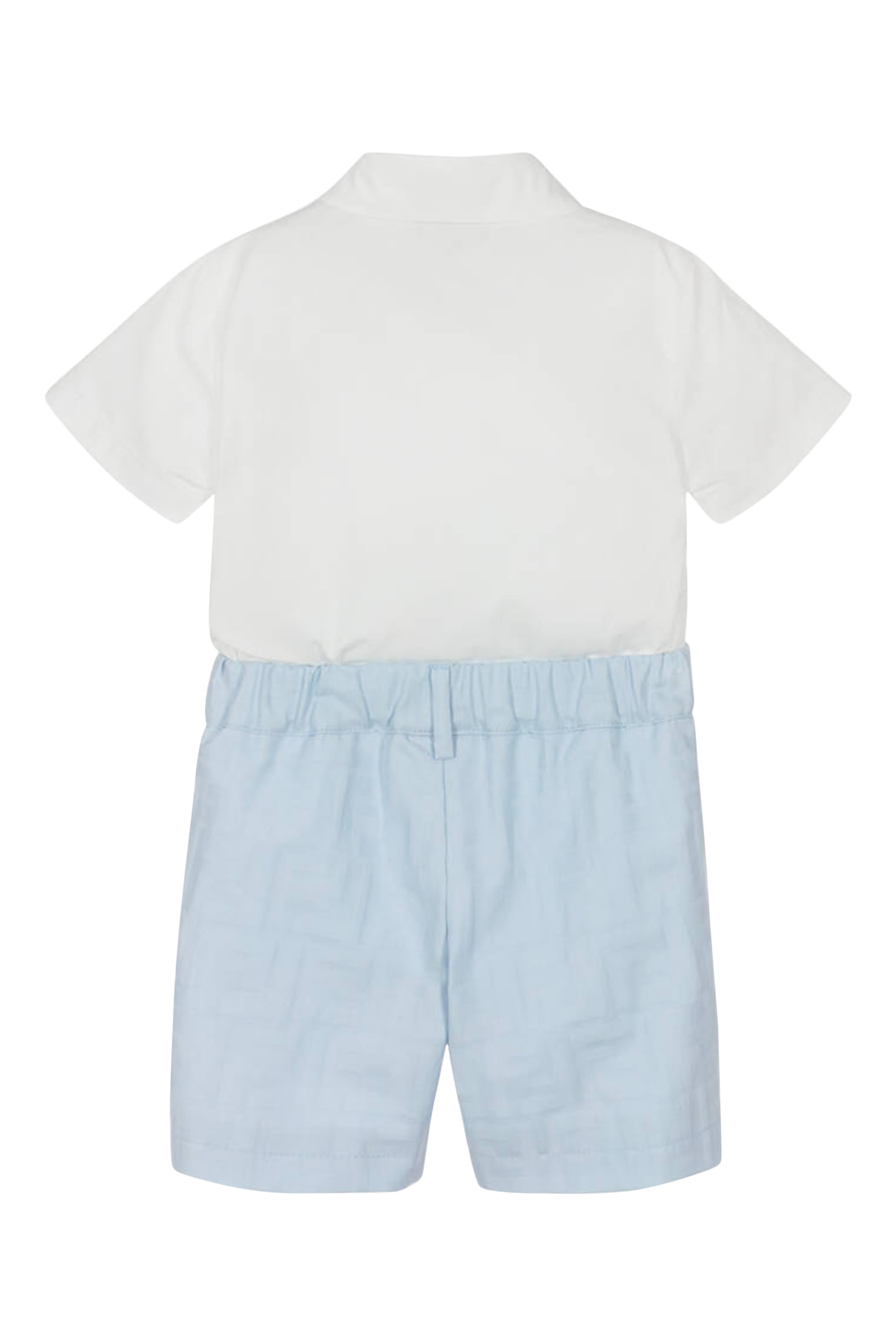 Kids  Cotton Shirt & Shorts Set