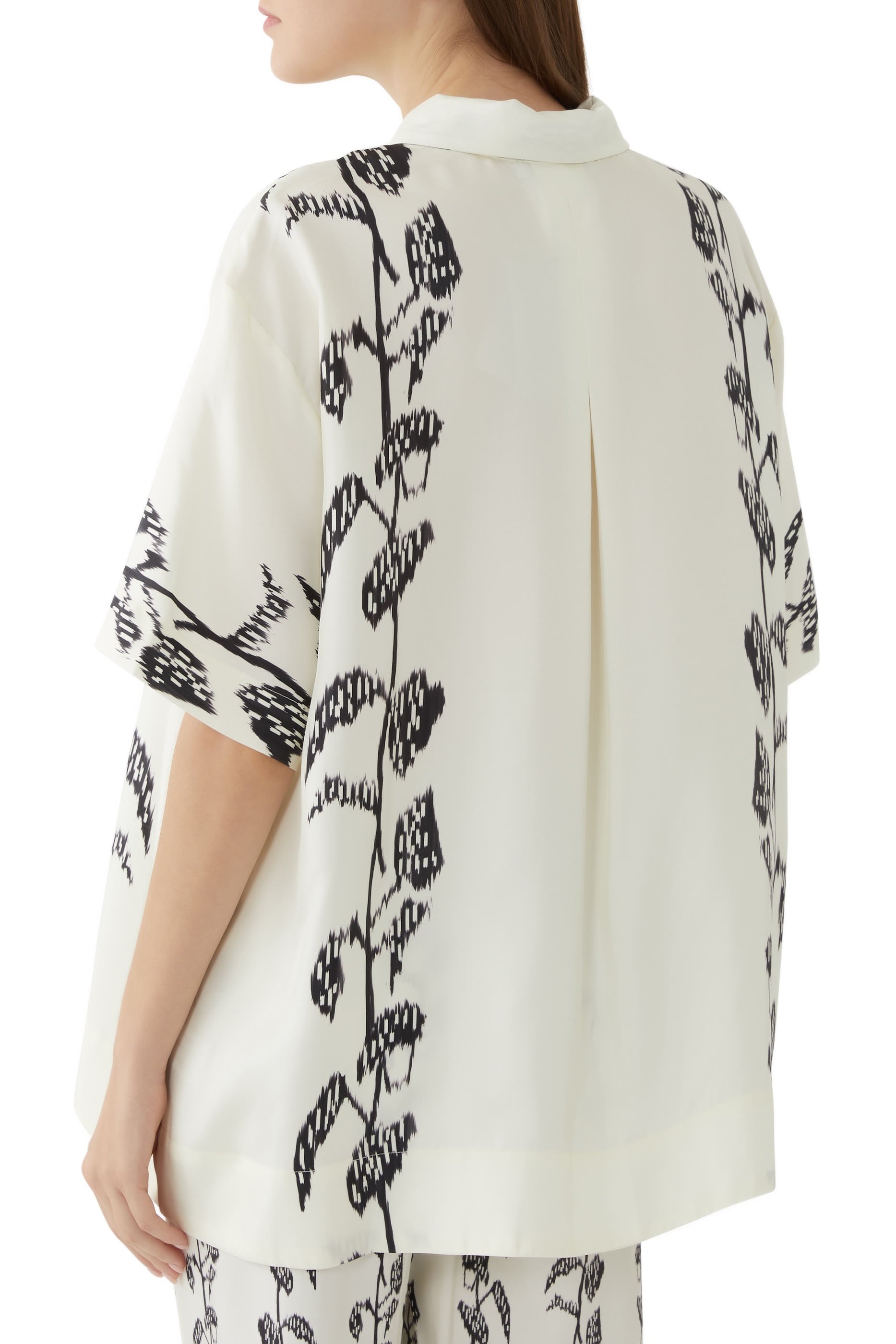 Montauk Silk Short Sleeved Pyjama Top