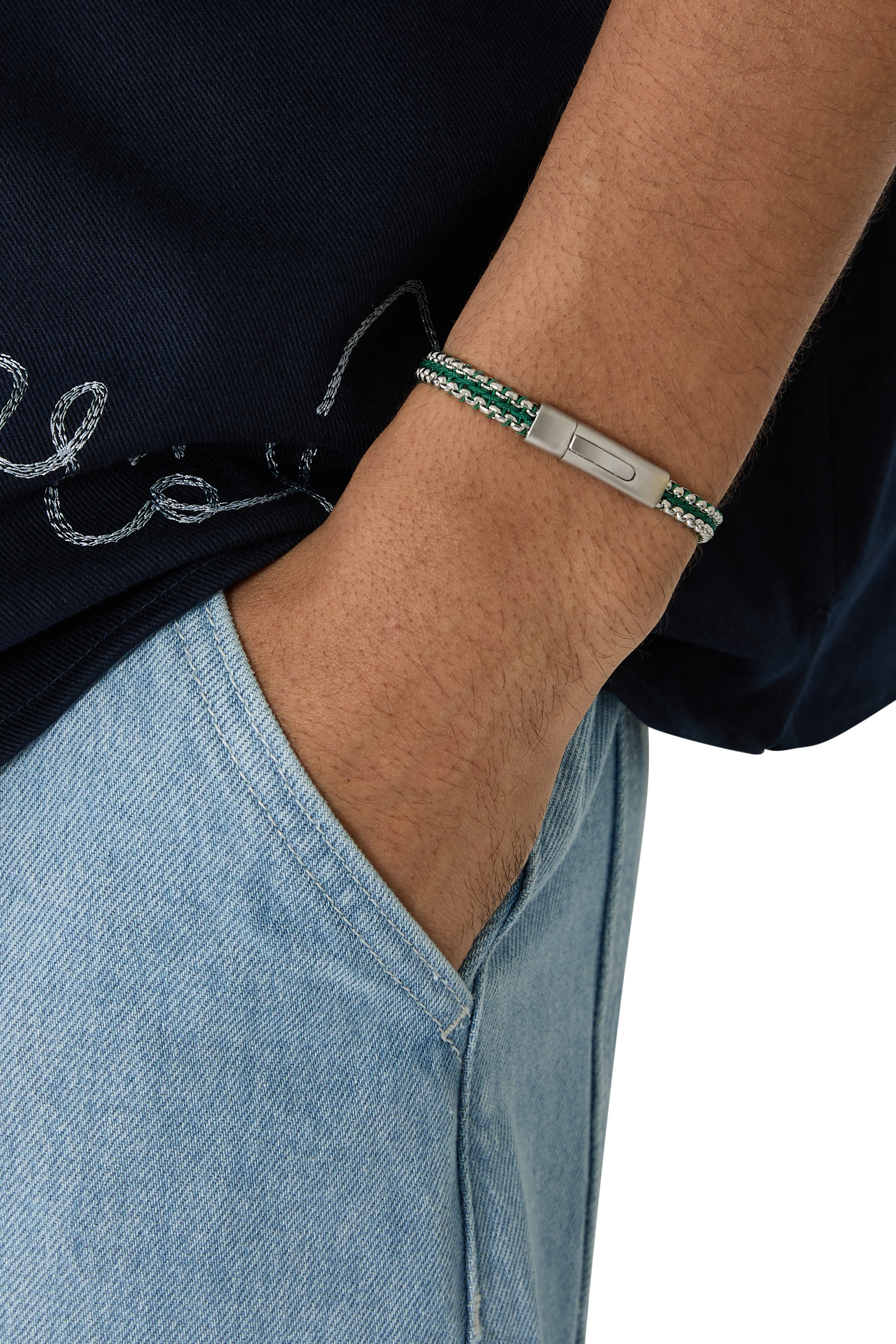 Tris Button Bracelet