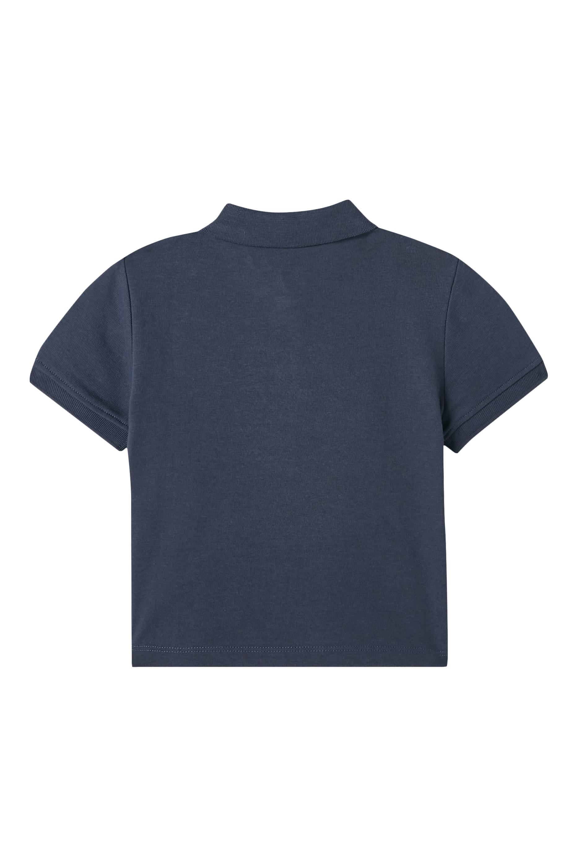 Kids Jersey Polo with Logo & Flag Patch