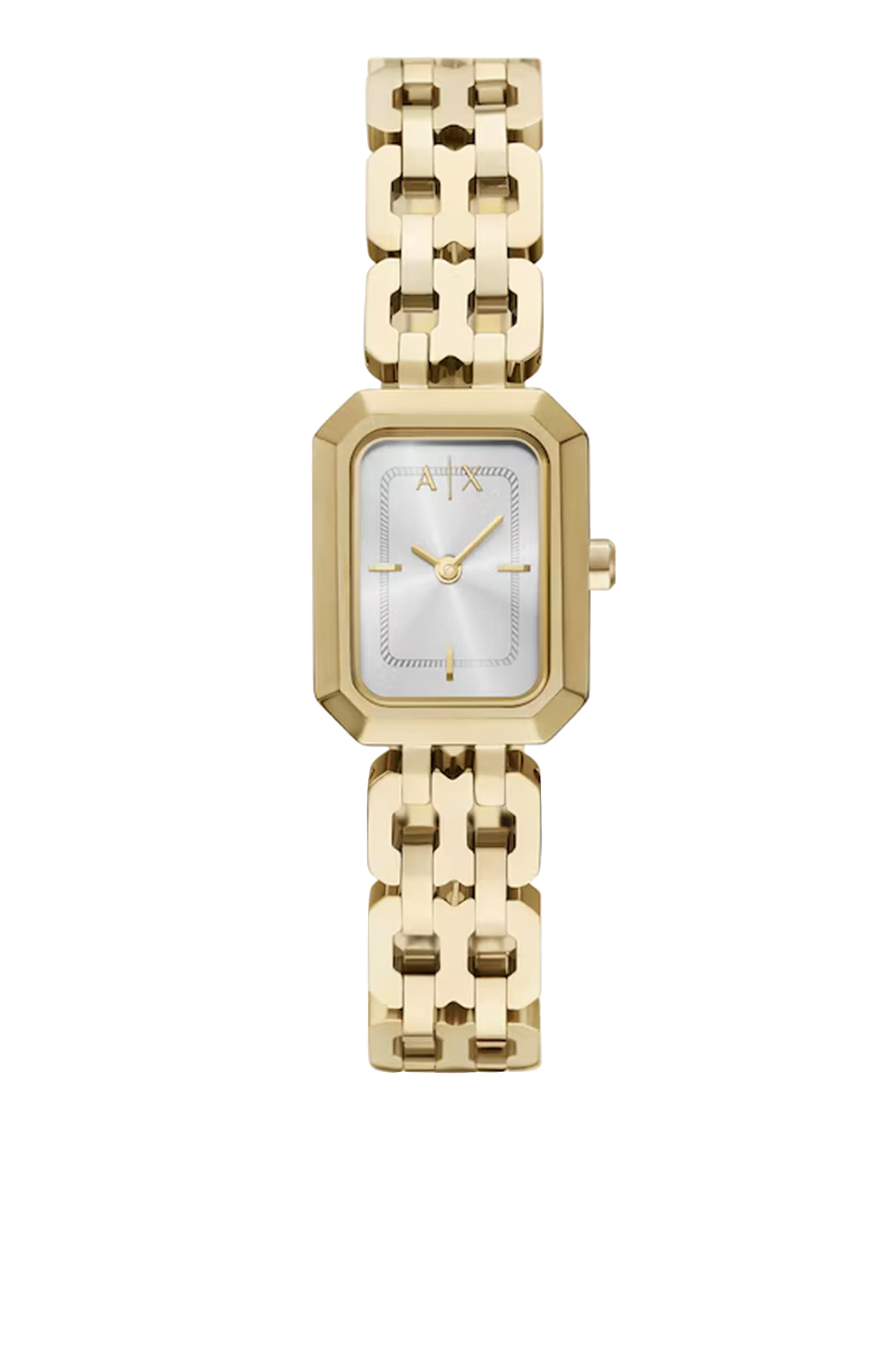 Two-Hand Gold-Tone Stainless Steel Watch