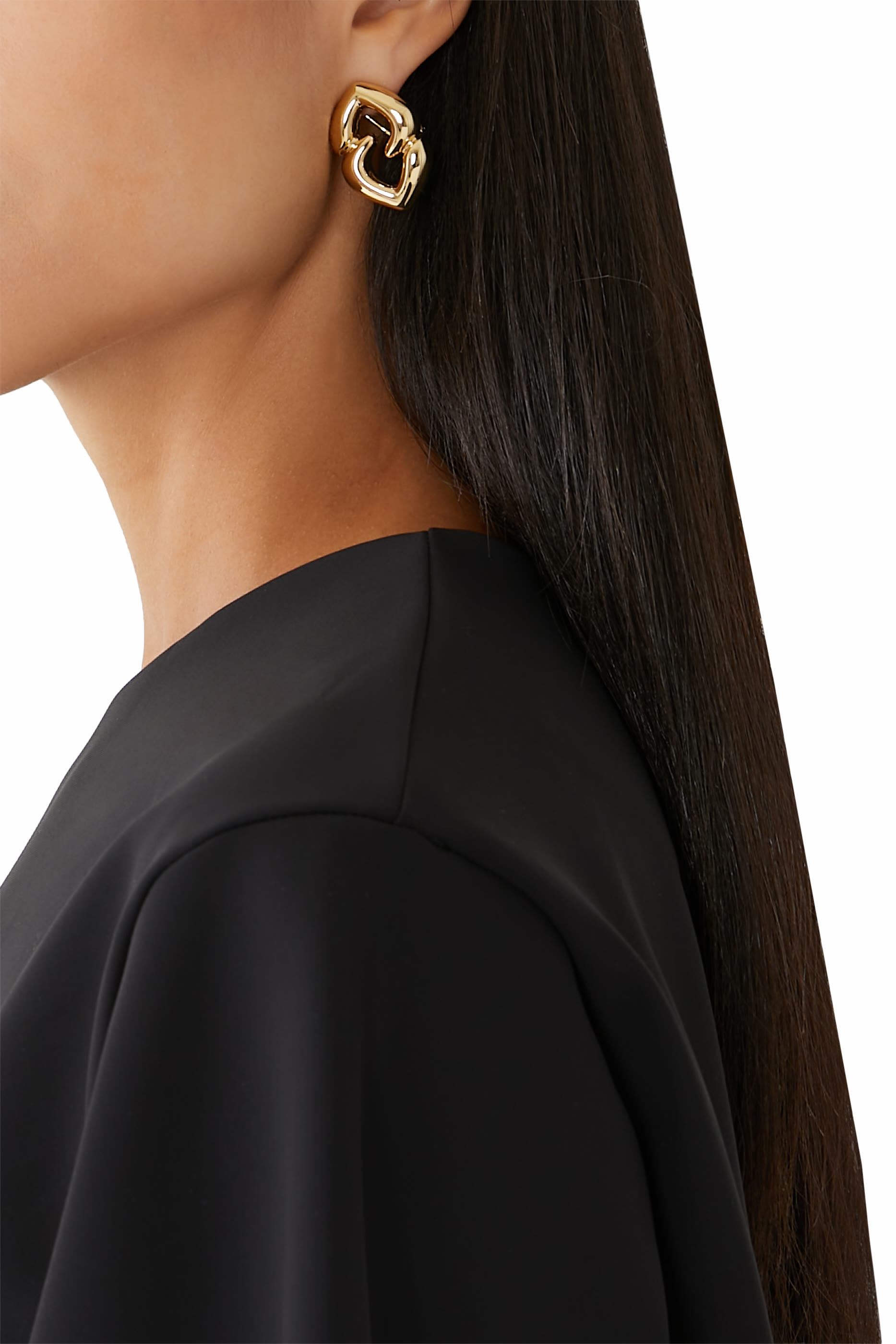 Abstract Heart Earrings