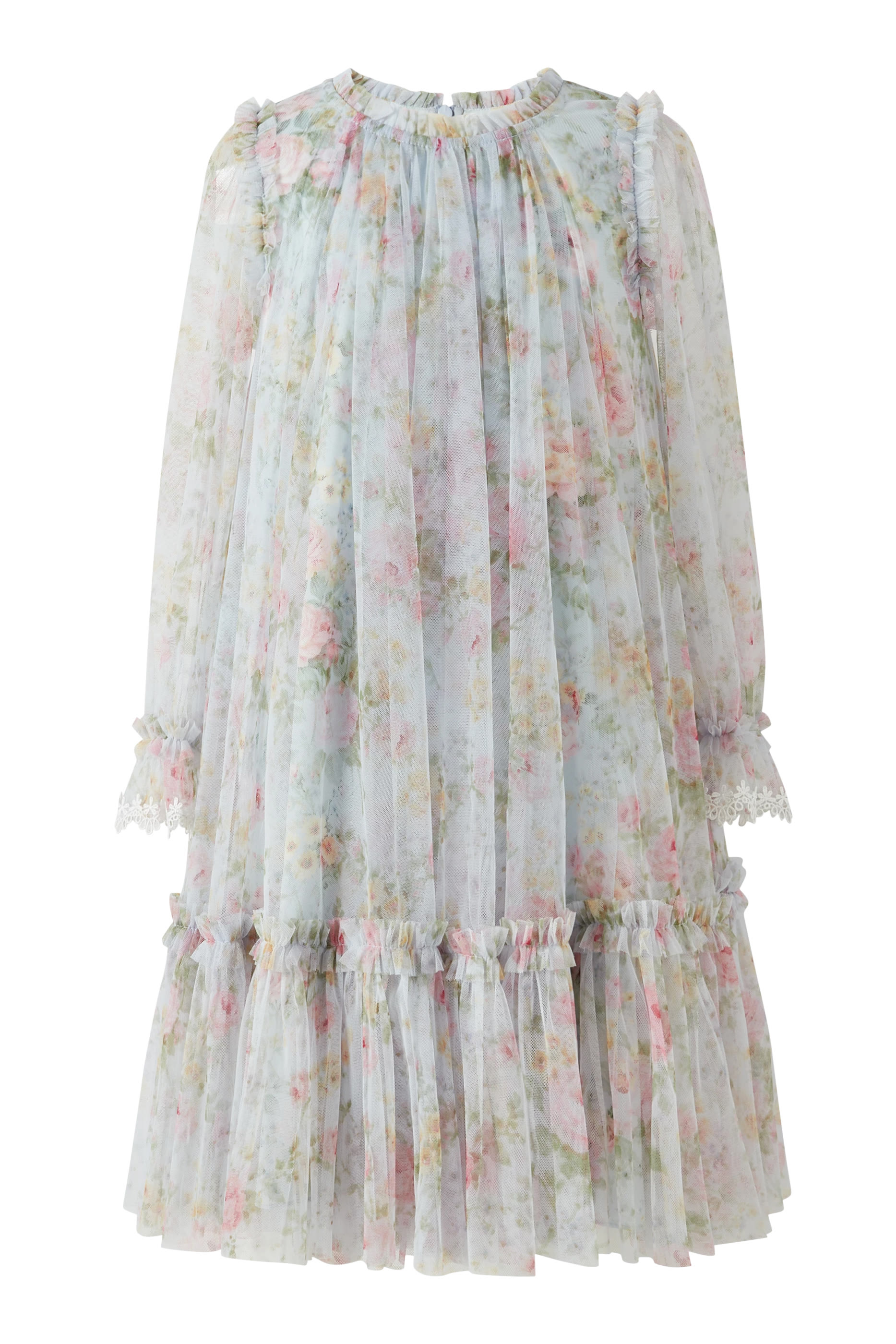 Kids Pompadour Garden Dress