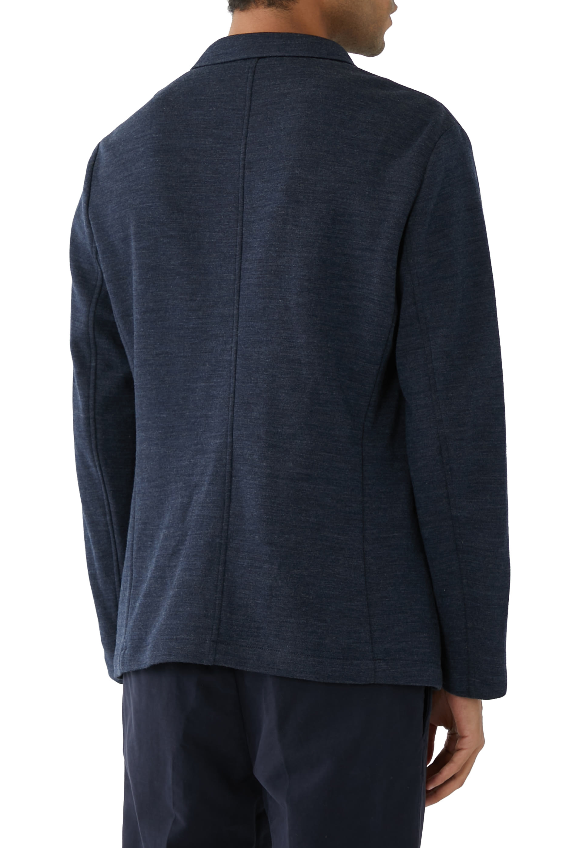 Virgin Wool-Blend Blazer