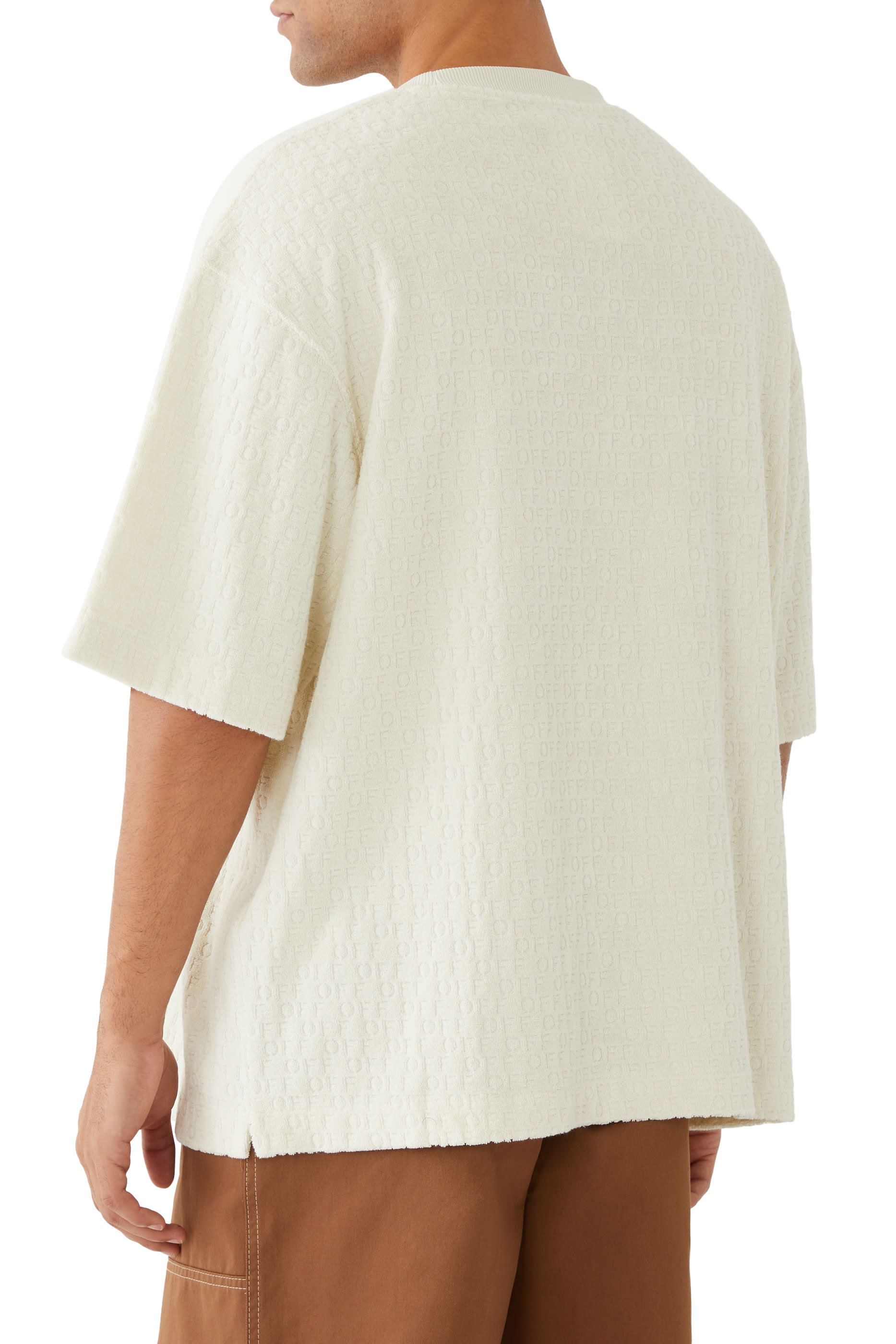 Terry Off Short Sleeve T-Shirt