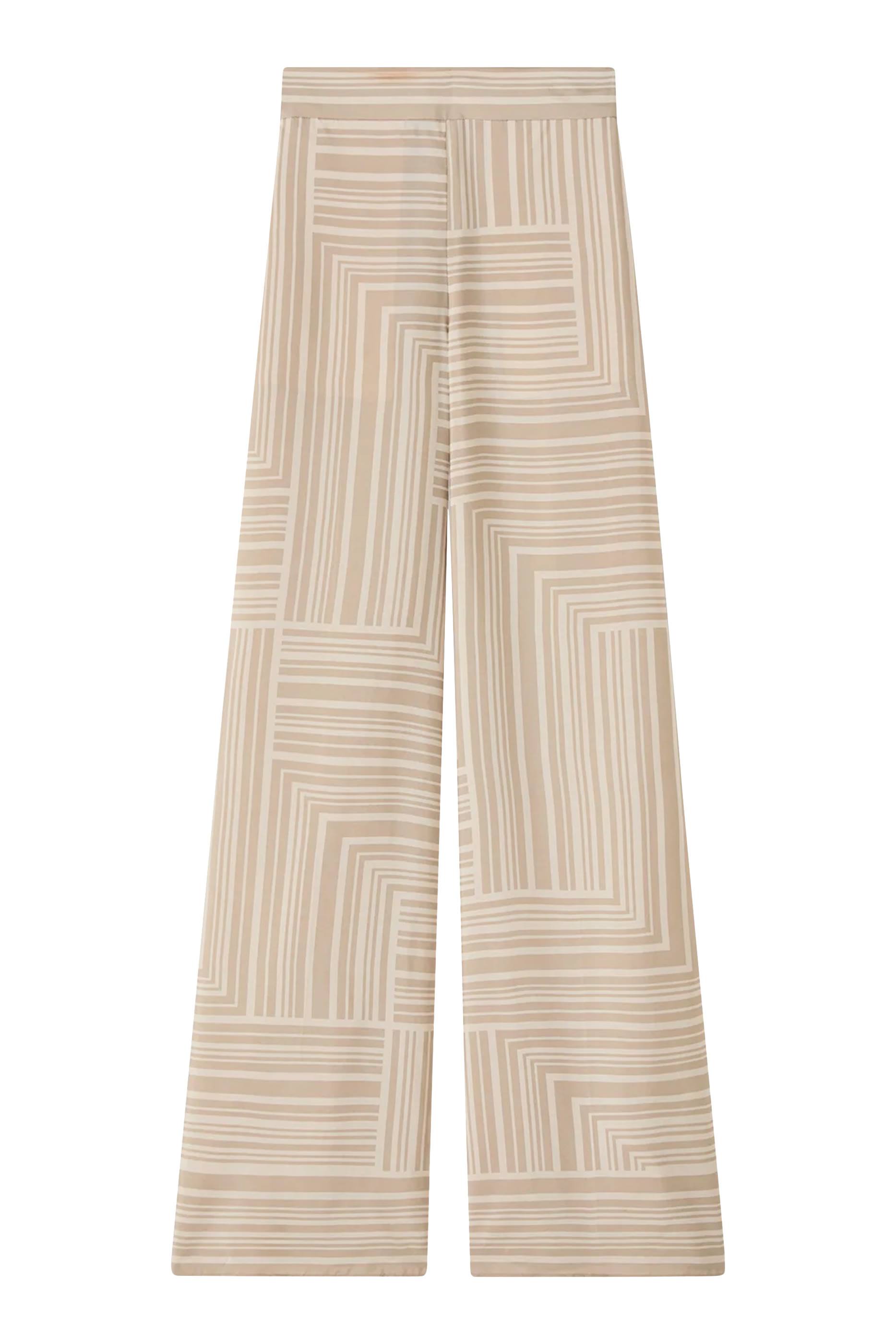 Dijon Printed Silk Trousers