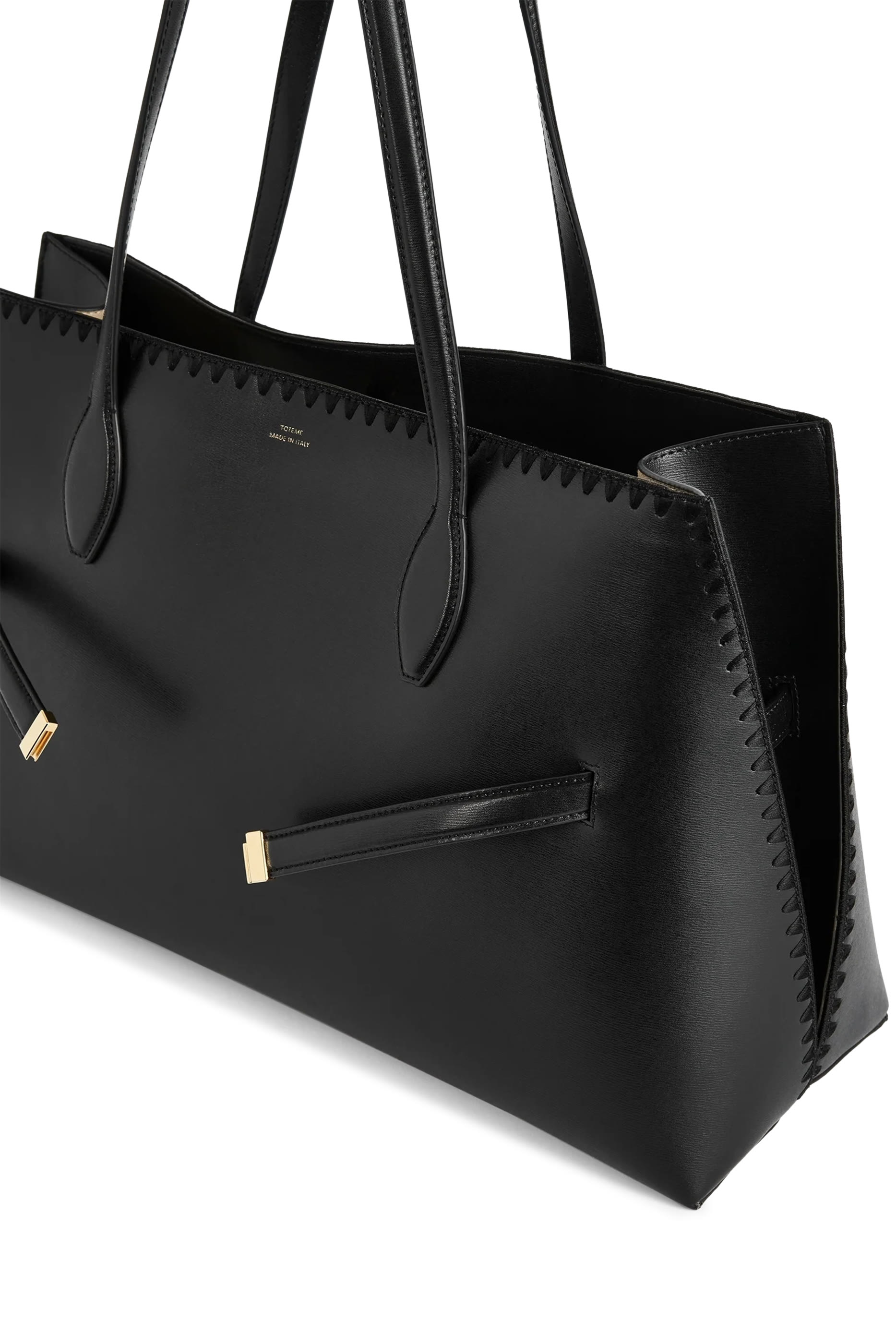 Embroidered Leather Lounge Tote