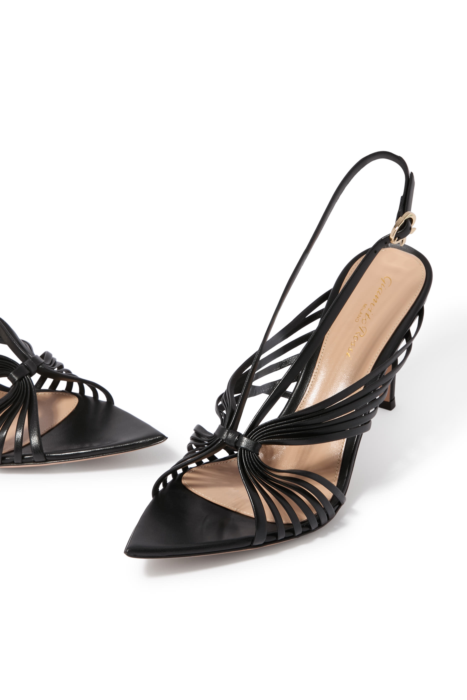 Slingback Leather Sandals 85