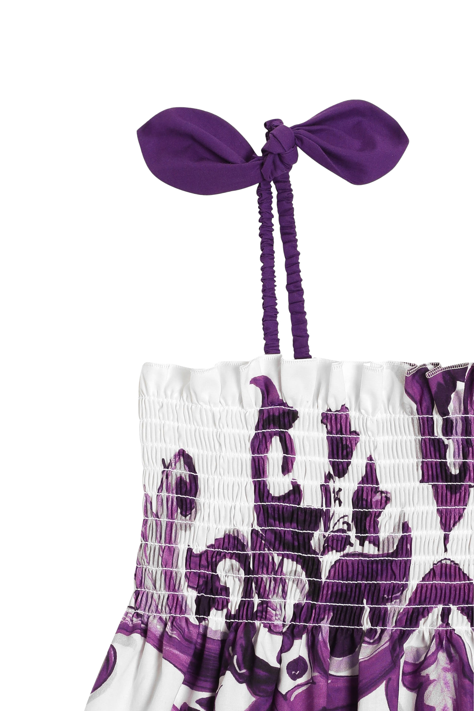 Kids Majolica Print Poplin Sundress