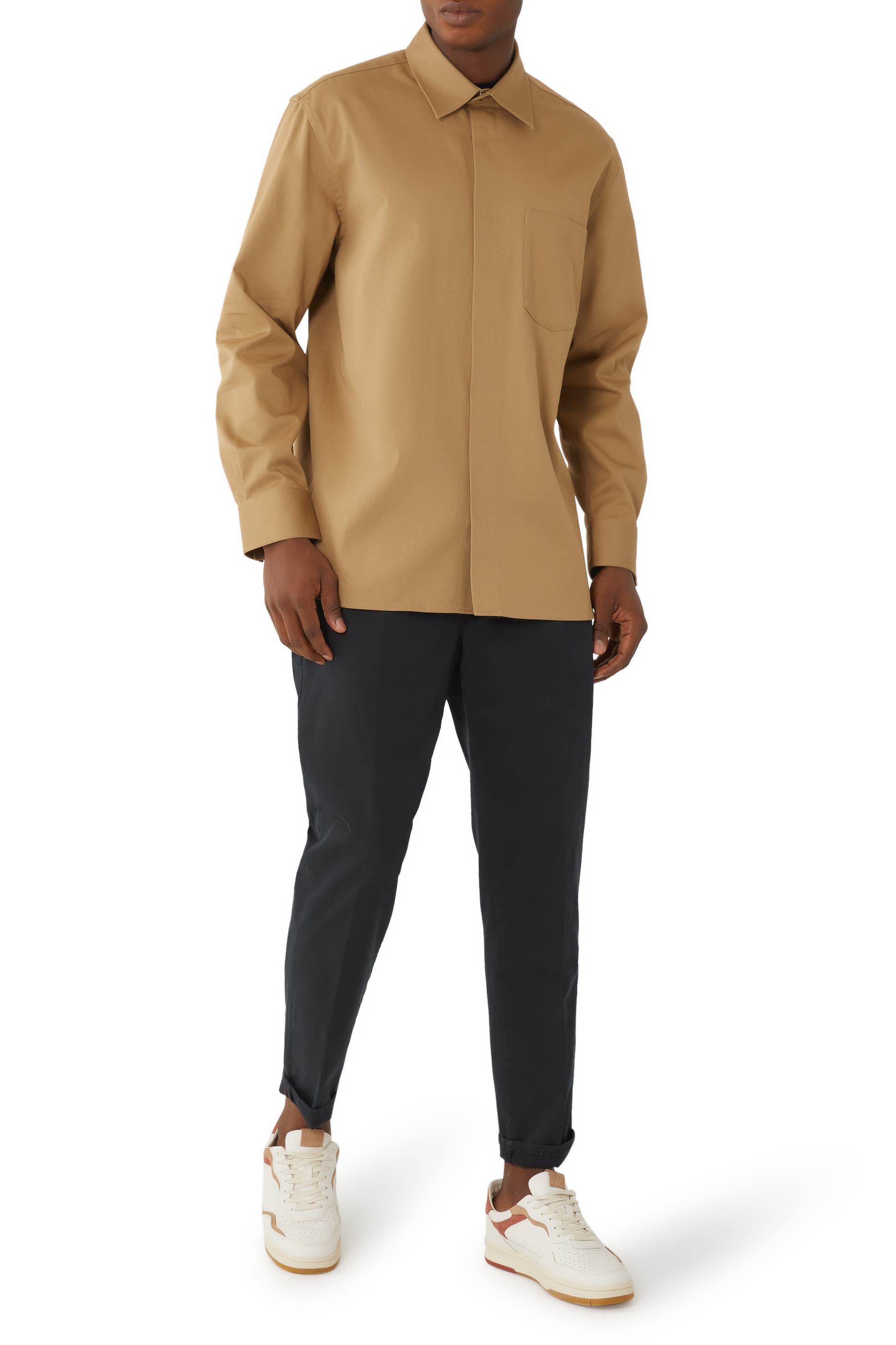 Slim-Fit Stretch Trousers