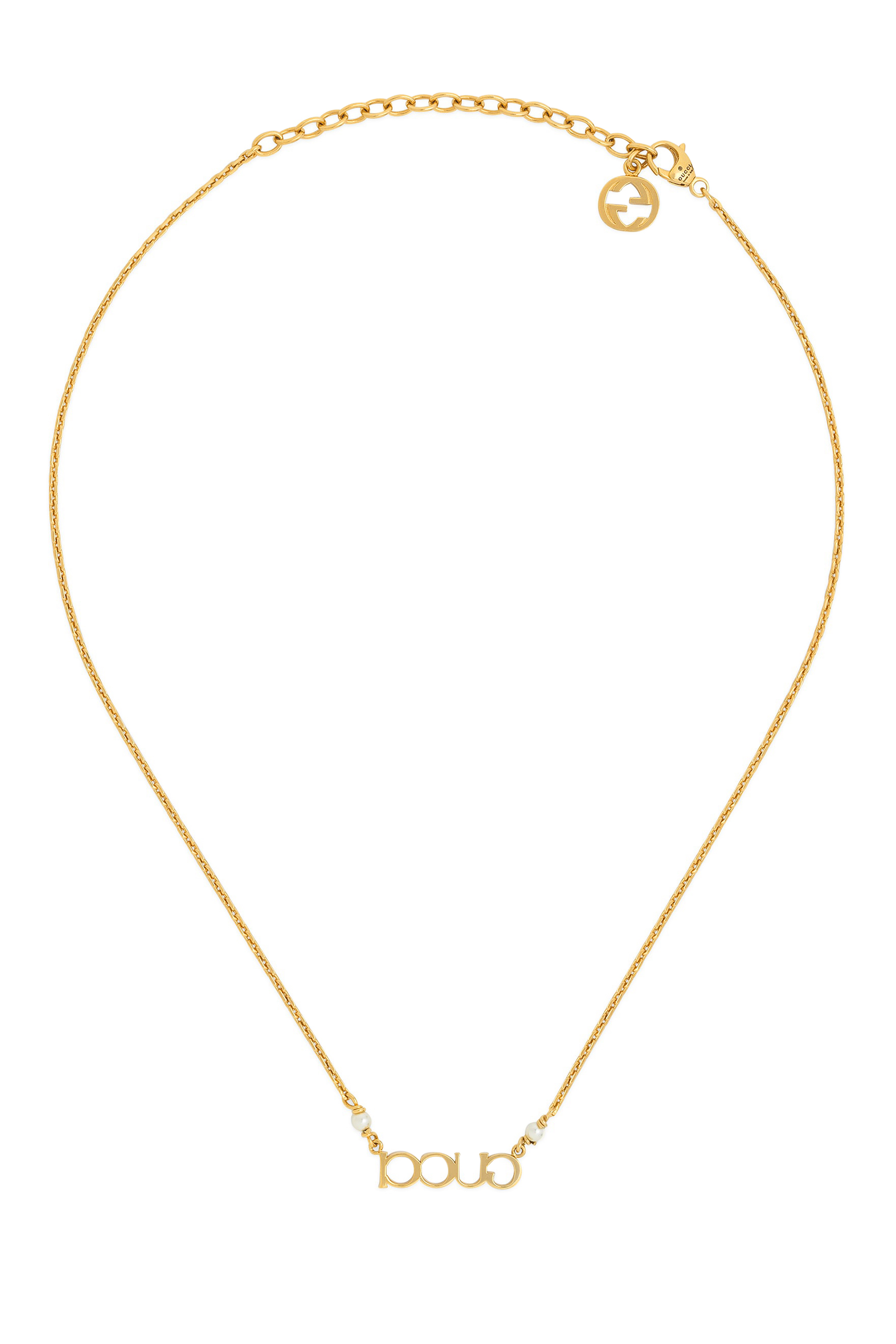 Logo Letter Necklace