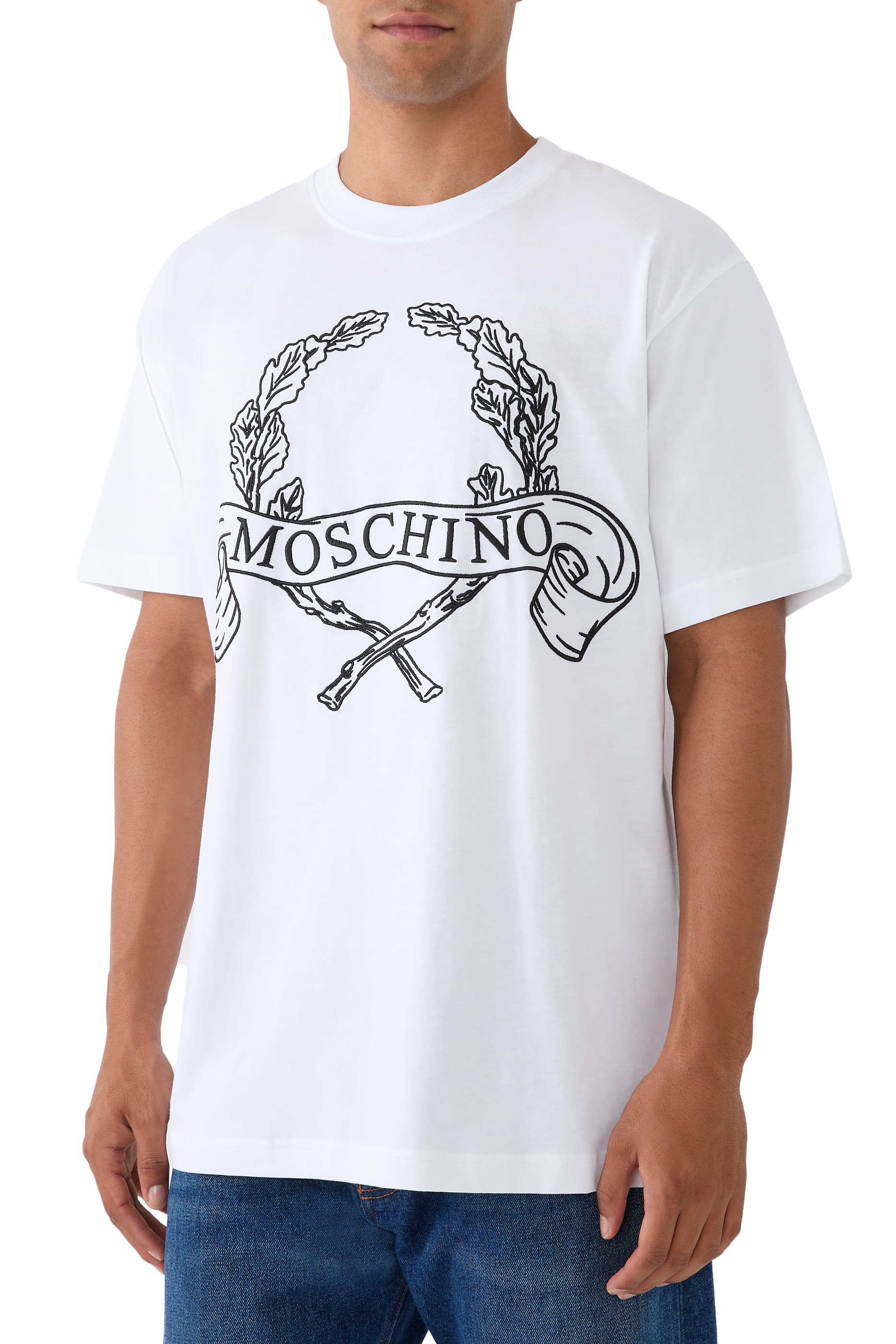 Laurel Crown Emblem Logo T-Shirt