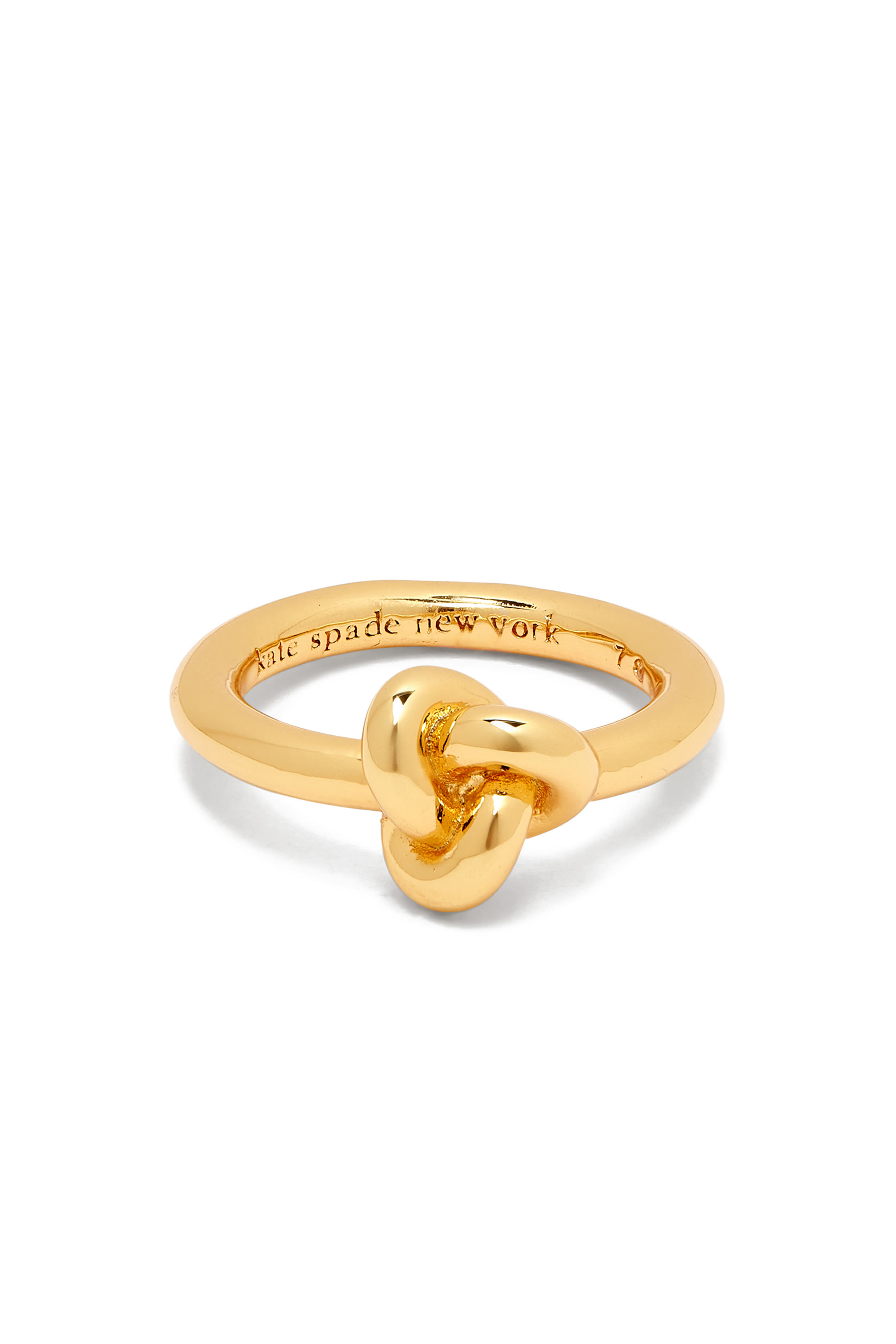 Double Knot Ring, Plated Metal