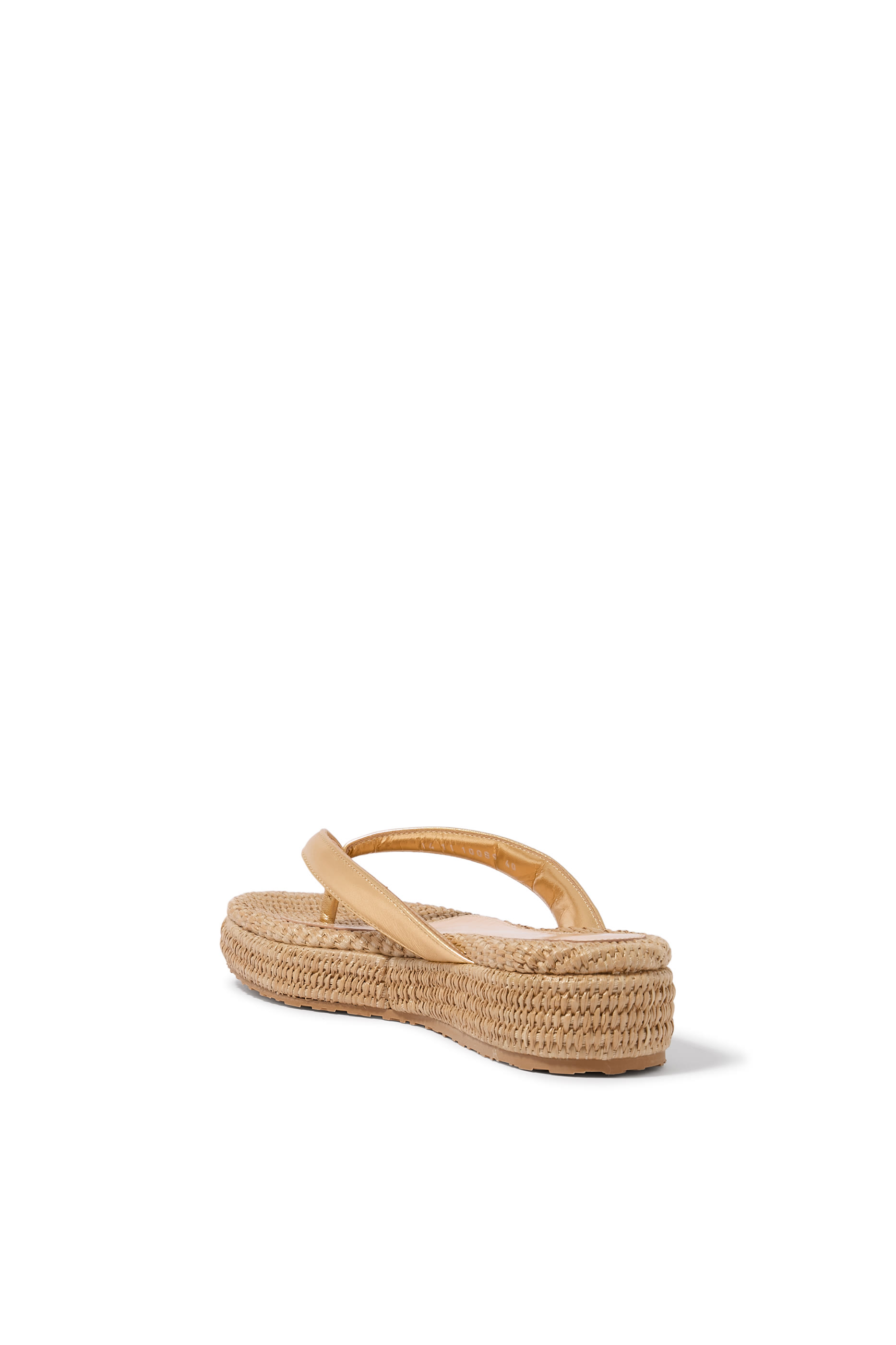 Tahiti Raffia Thong Sandals
