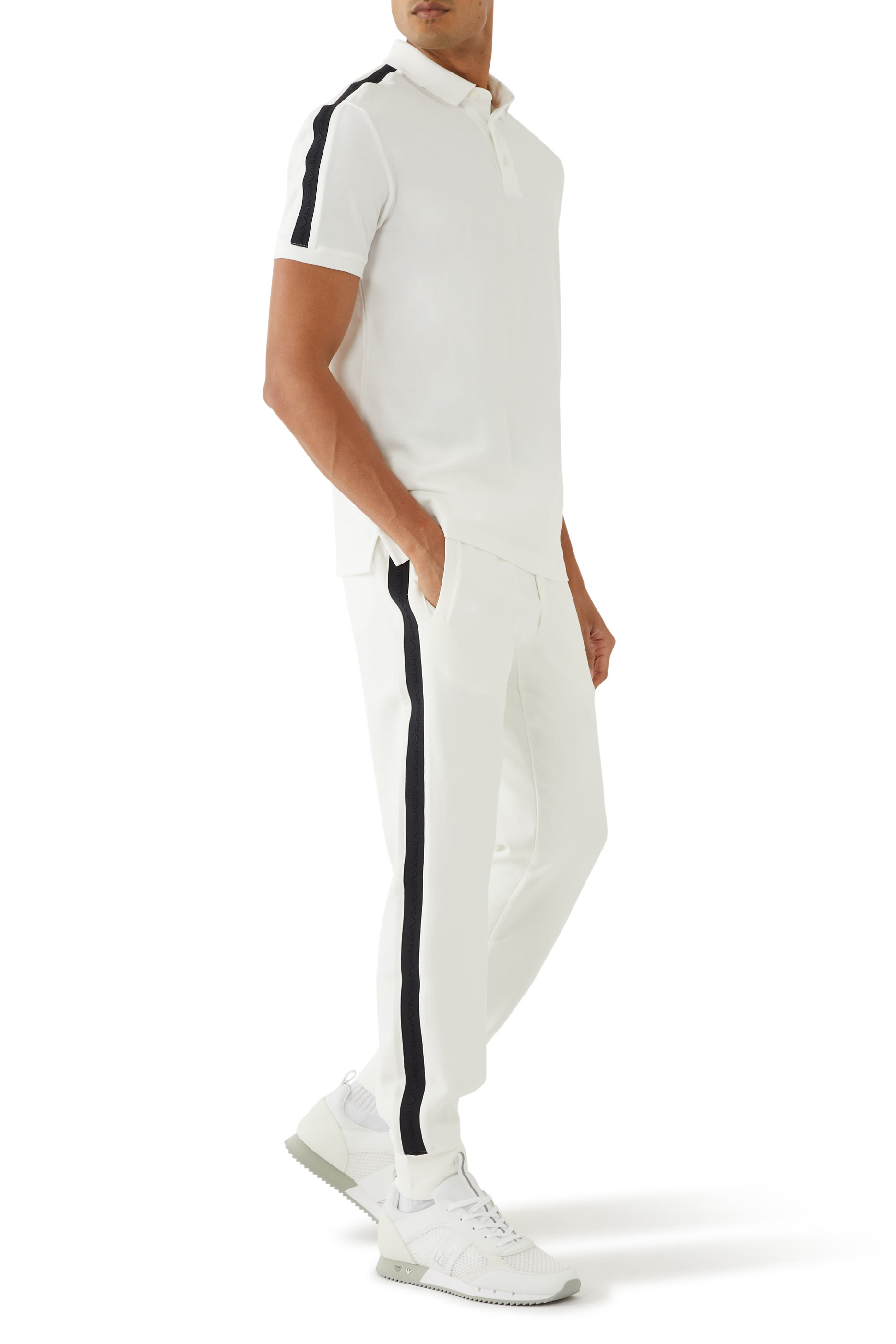 Embossed Logo Tape Polo Shirt