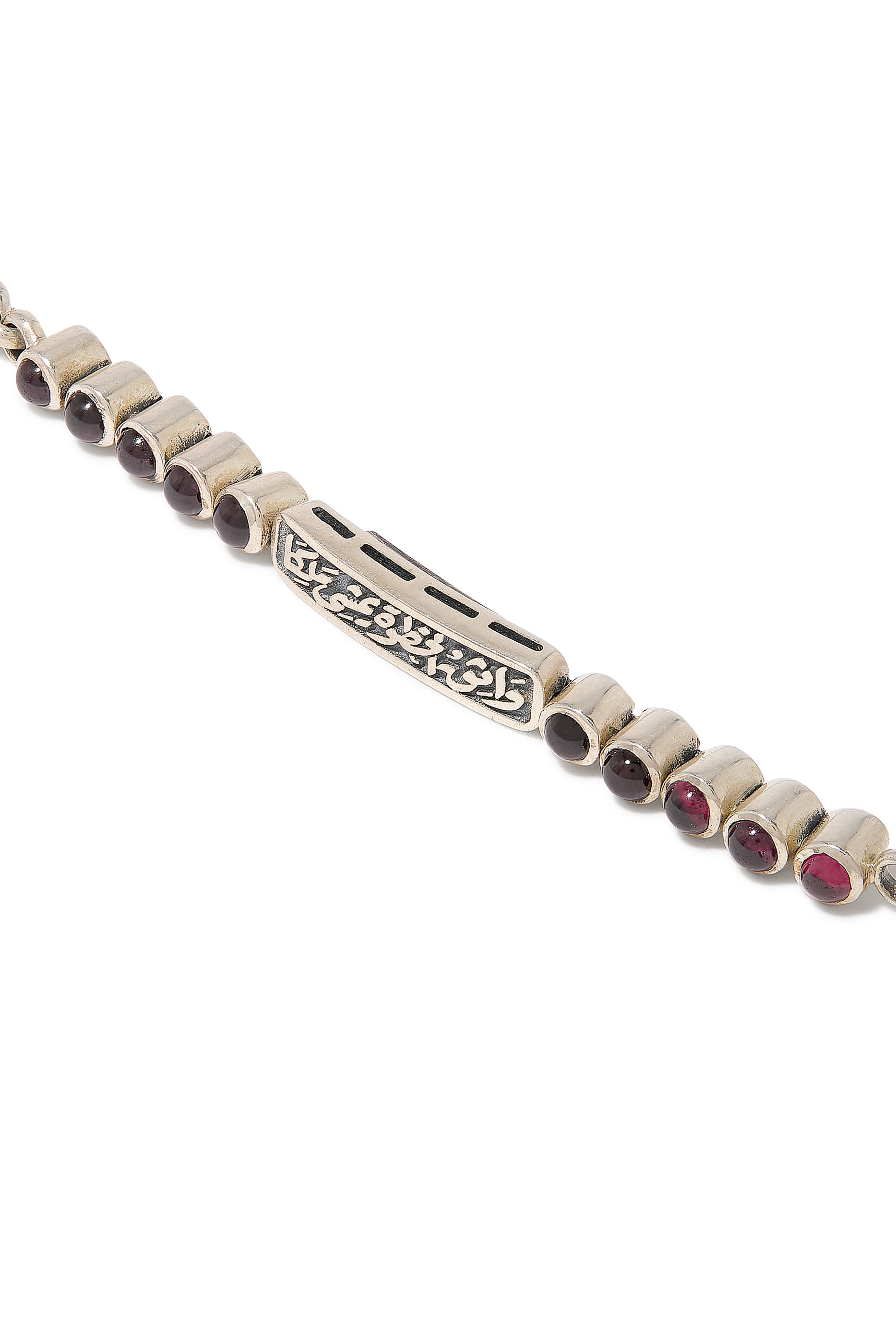 Confidence Wrap-Around Bracelet, Sterling Silver & Garnet