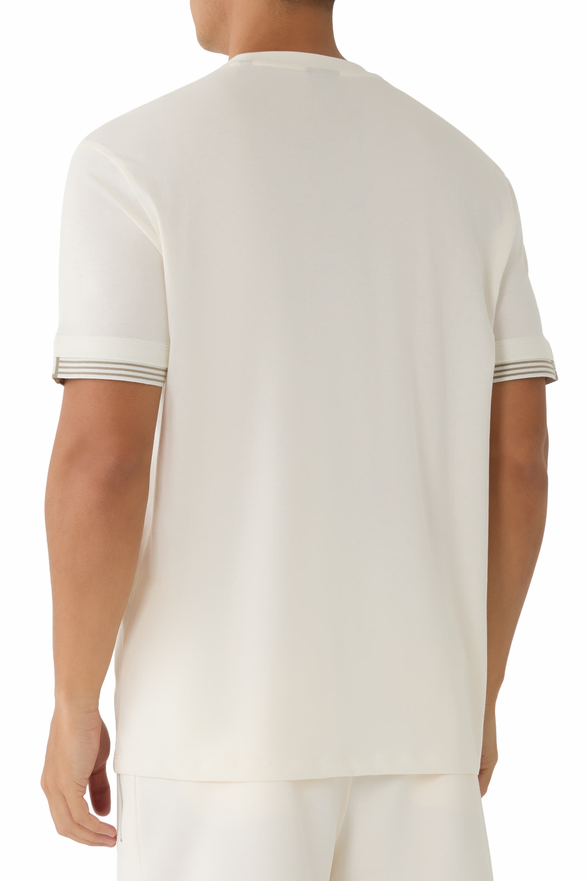 91 AX Logo Cotton-Jersey T-Shirt