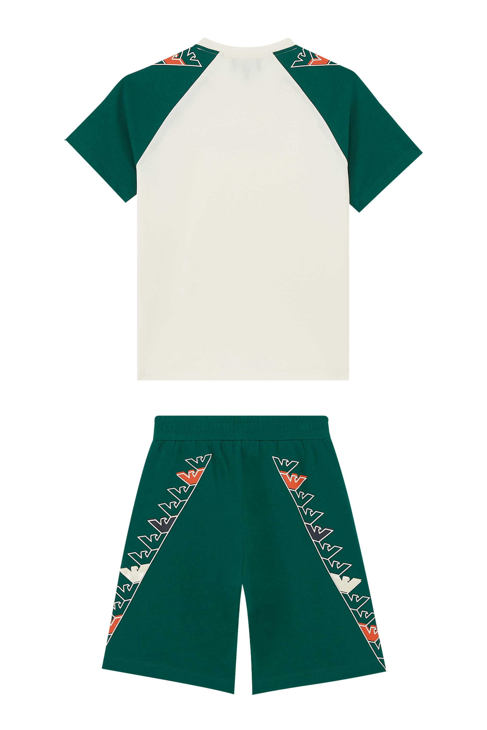 Kids Eagle Print T-Shirt & Shorts Set