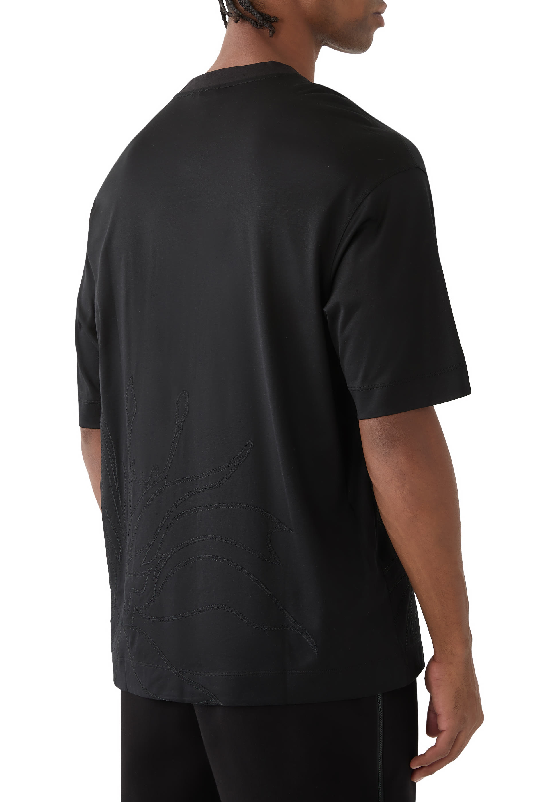 Flower Embroidery ASV Oversized T-Shirt 