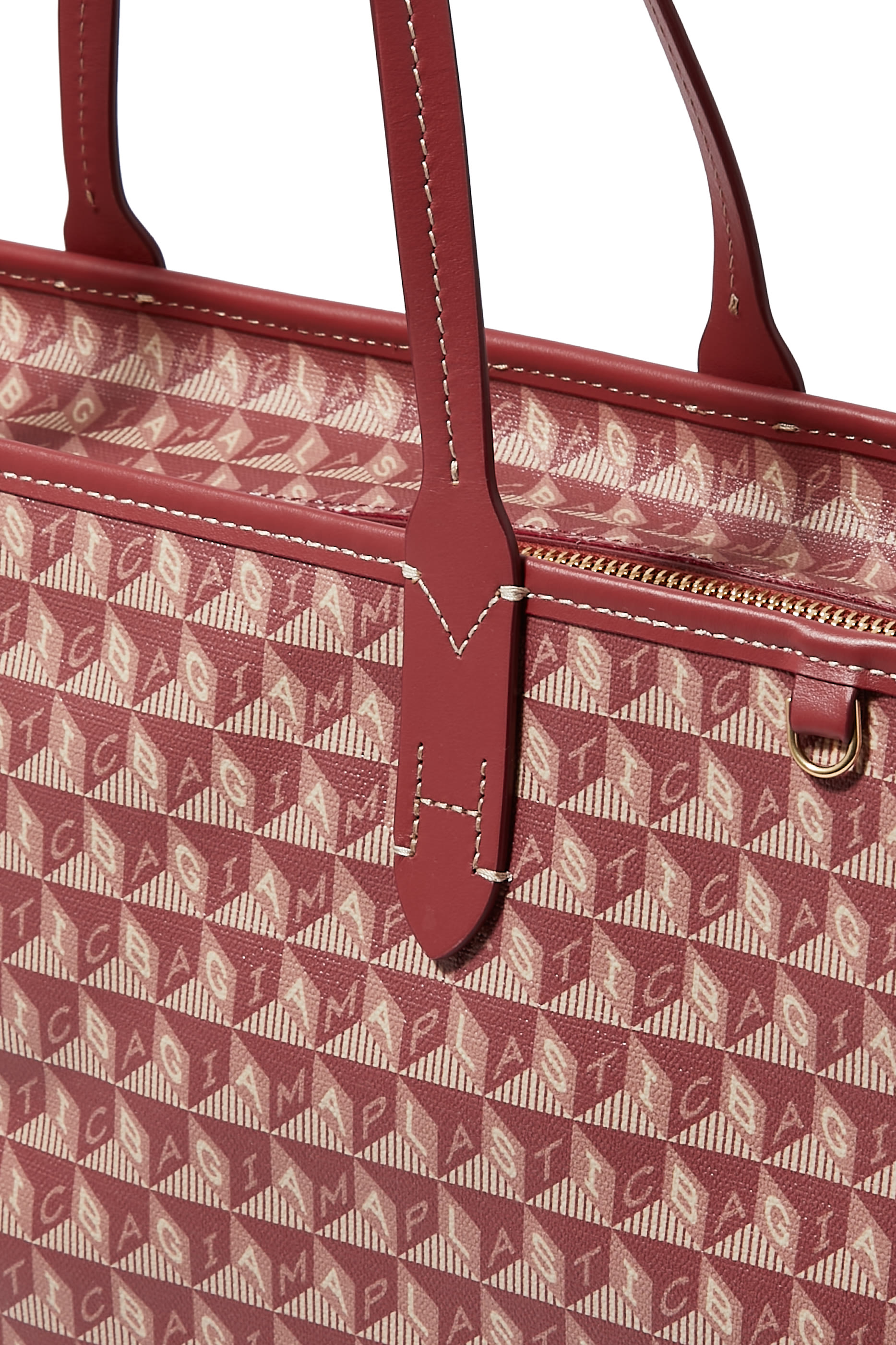 I am a Plastic Bag Zipped Tote