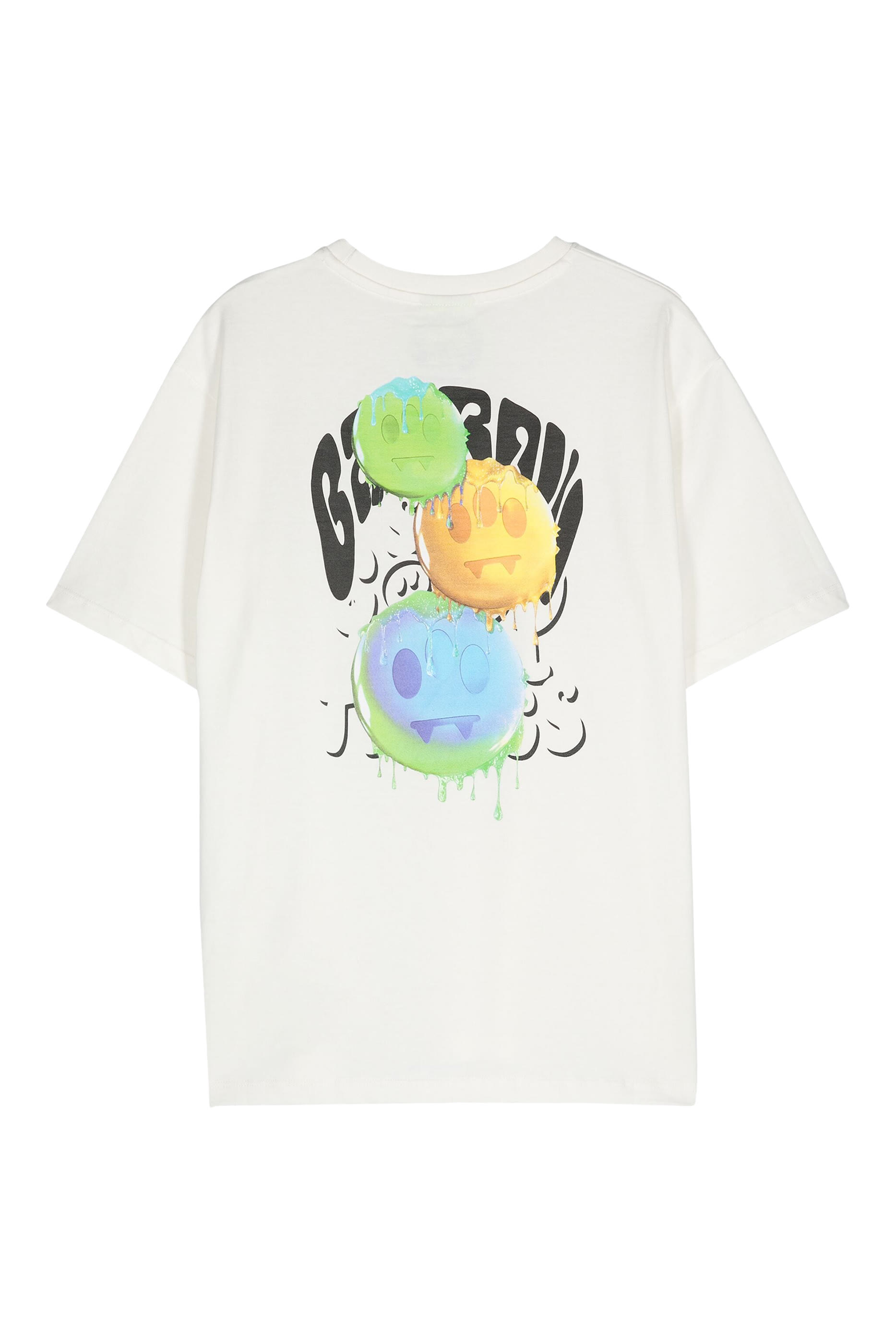 Kids Three-Eye Smiley Cotton T-Shirt