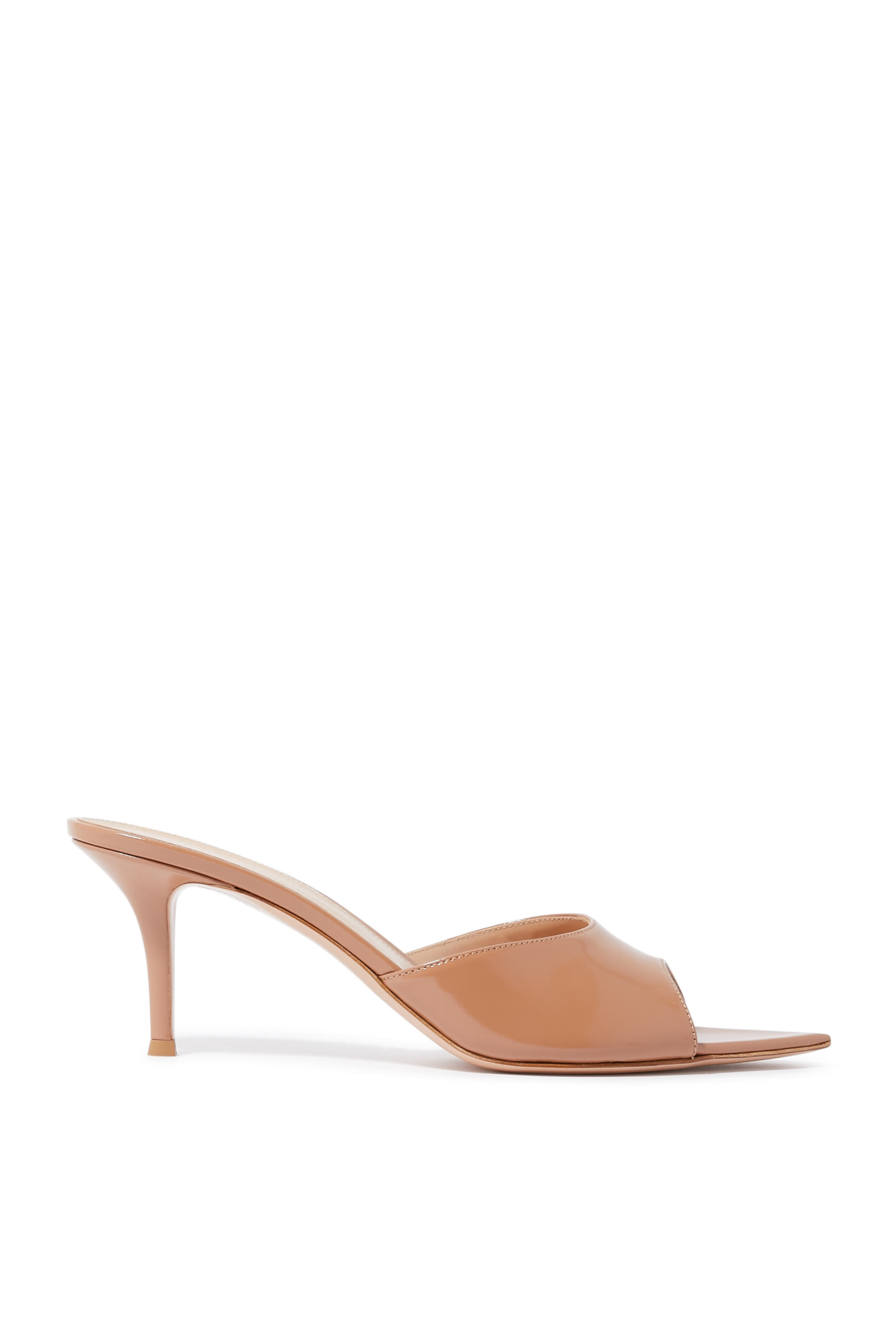Elle 70 Patent Leather Mules