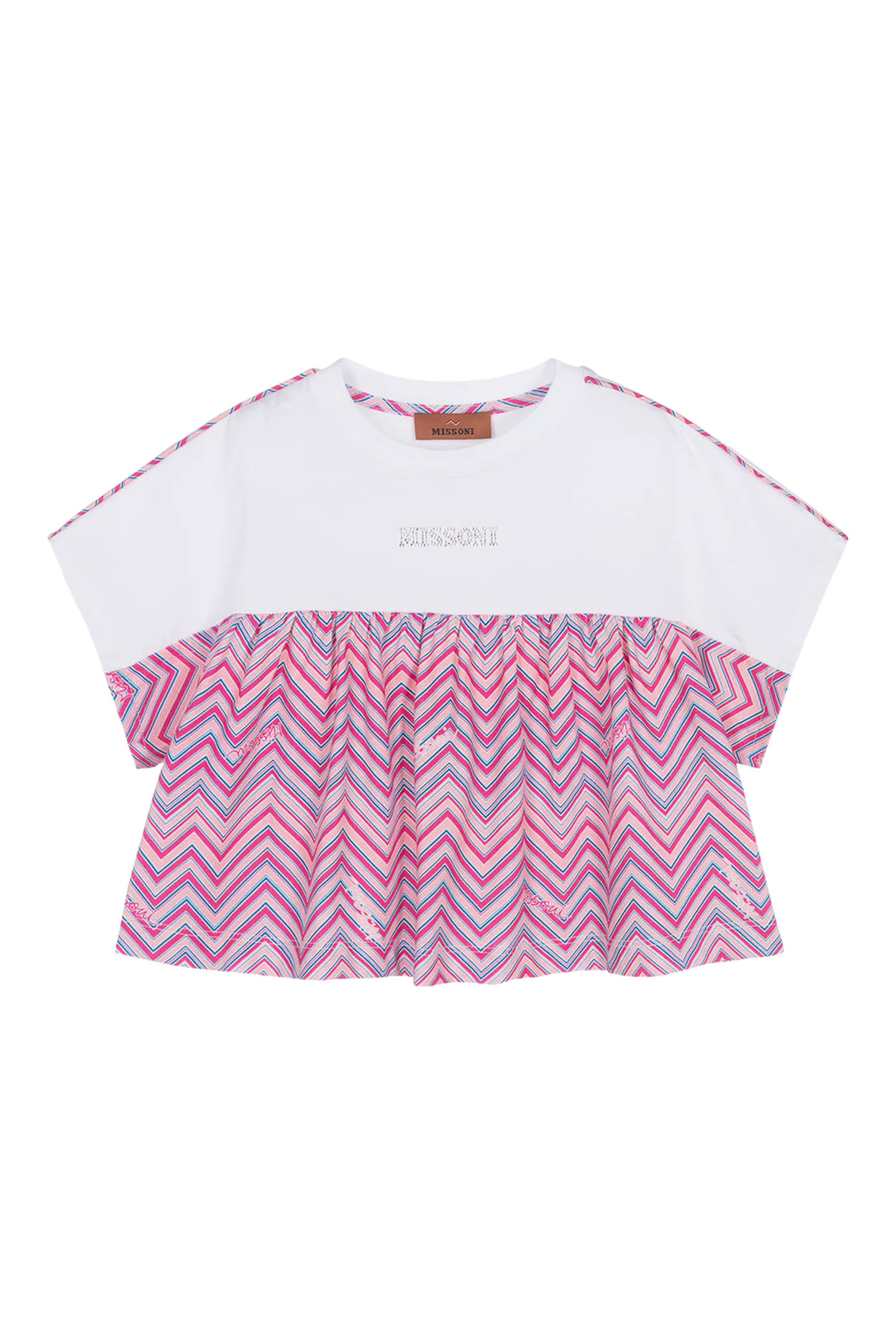 Kids Zig Zag Cotton T-Shirt