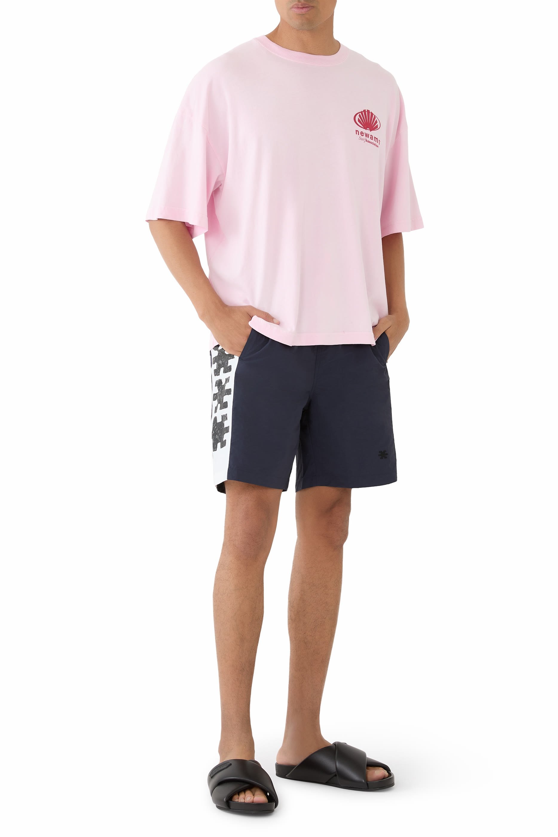 Contrast Band Swimshorts