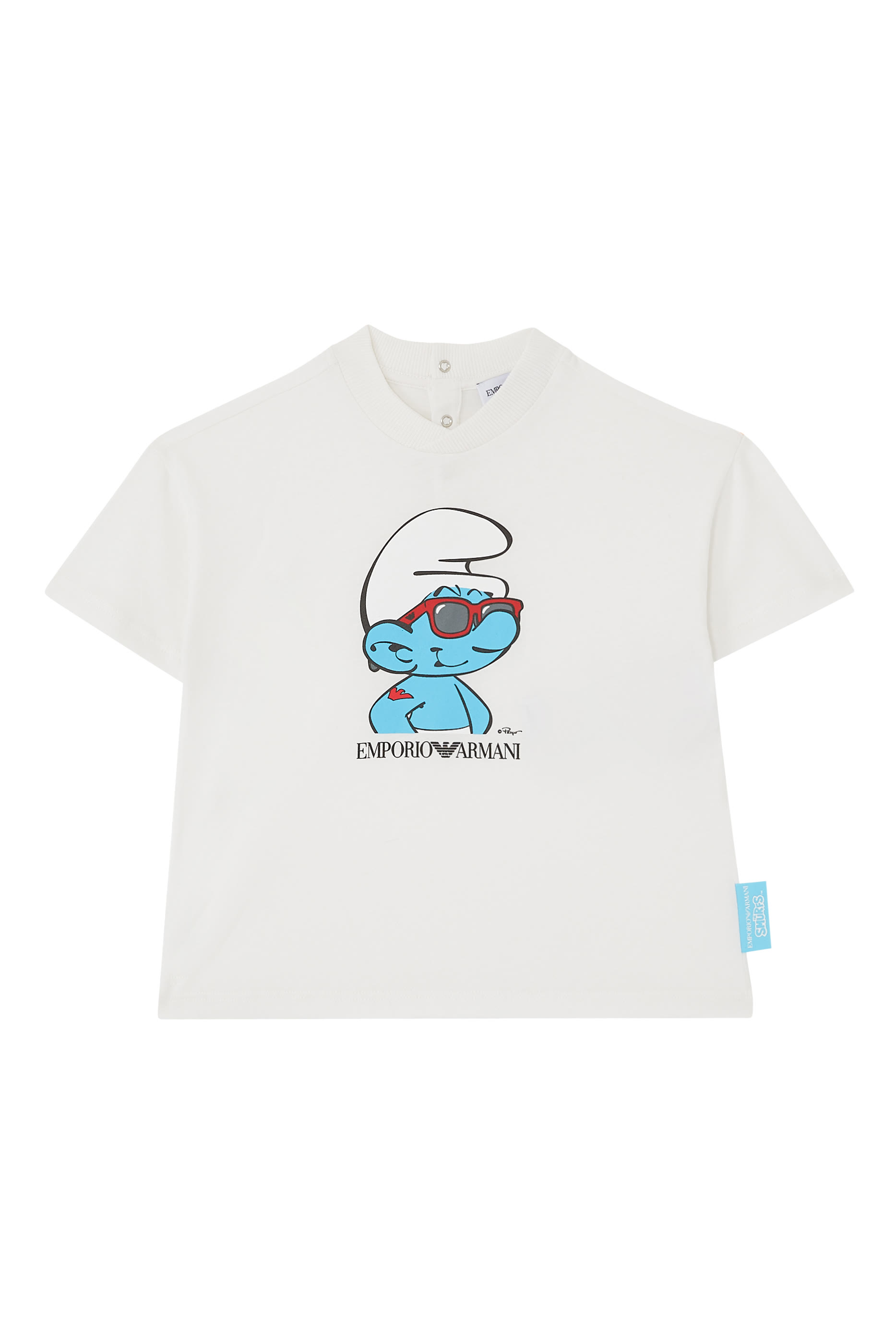Kids Smurfs Print T-Shirt