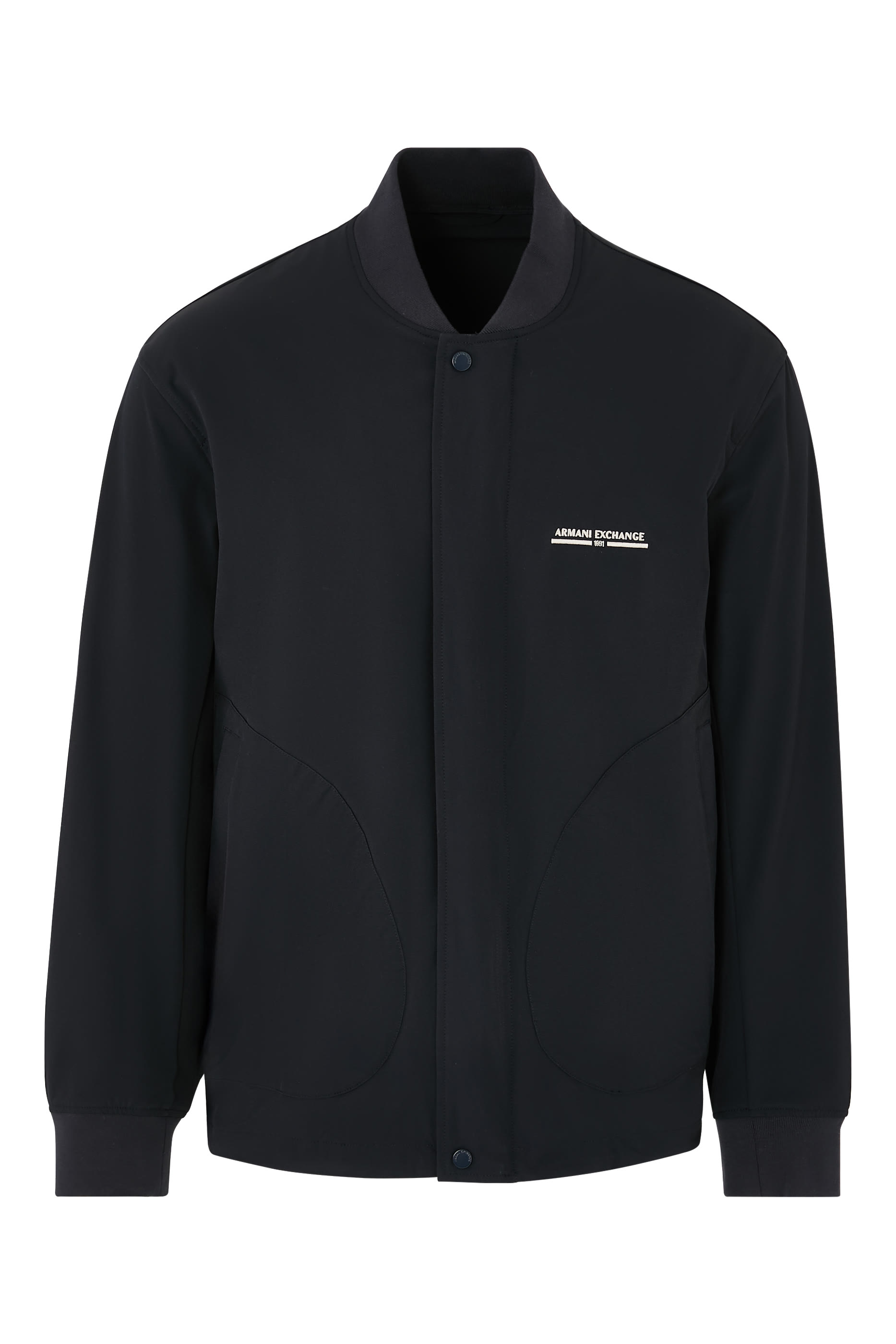 Marina Logo Buttoned Zipper Jacket