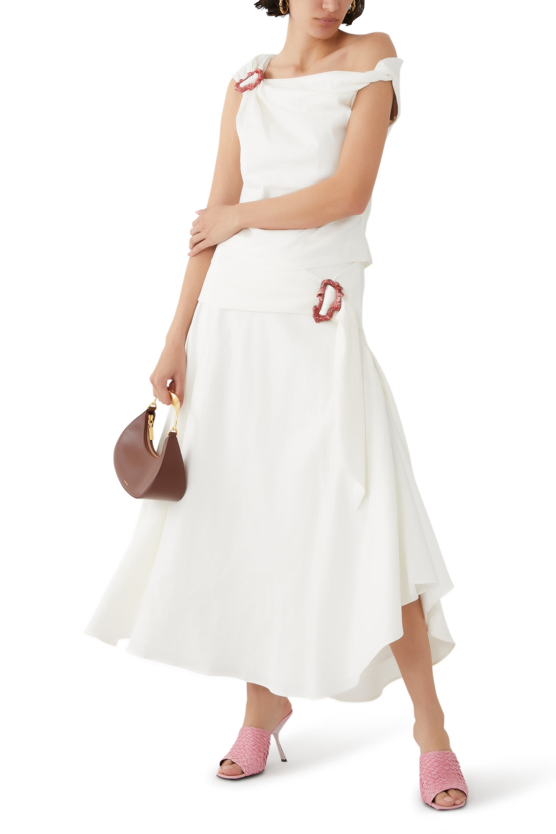 Ingrid Gathered Maxi Skirt