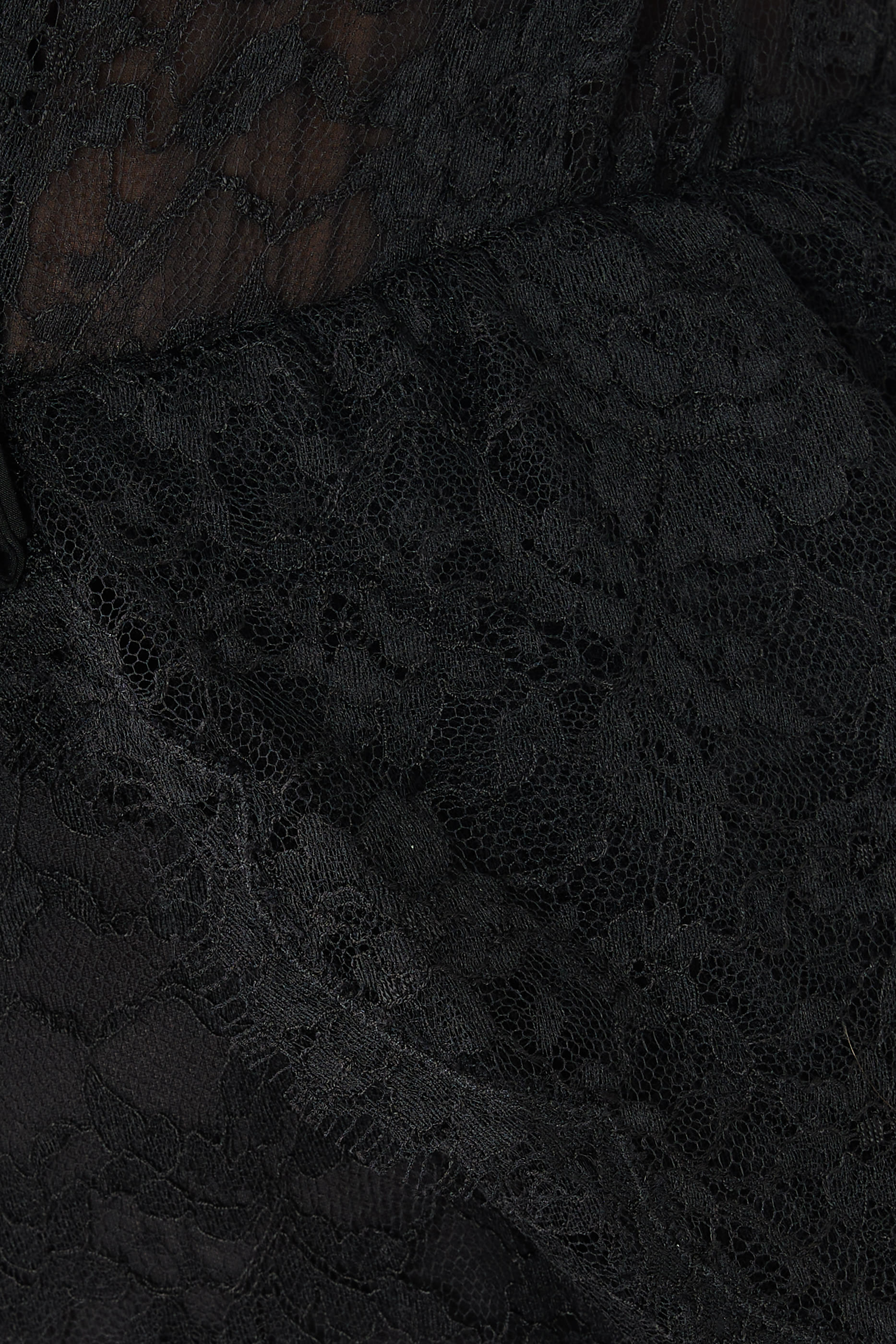 Lace V-Neck Dress with Peplum and Body