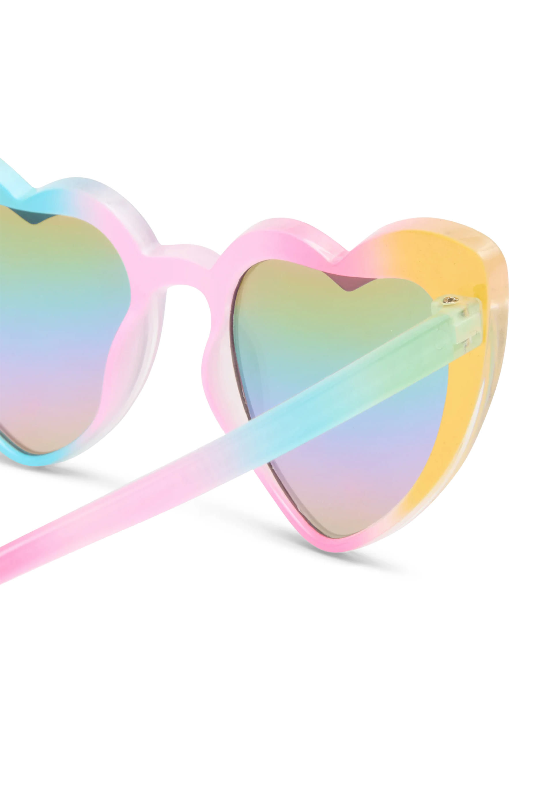 Kids Heart Cat-Eye Rainbow Sunglasses