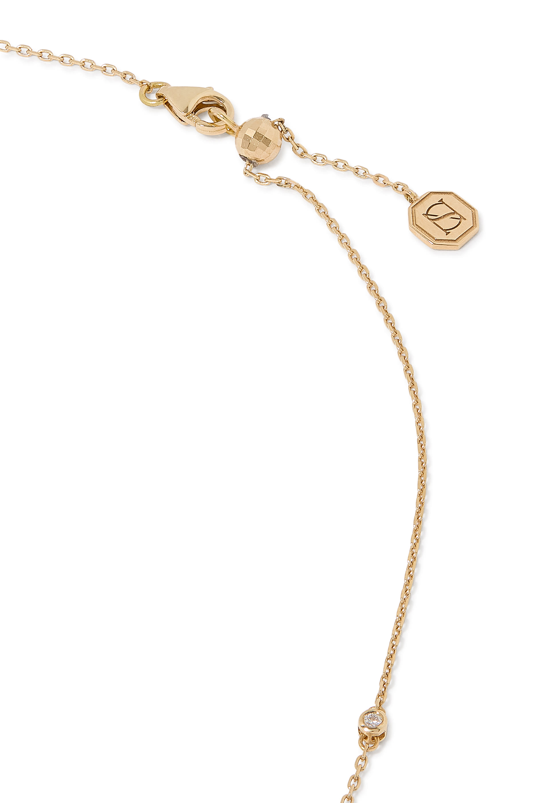 Mosaic Choker, 18K Yellow Gold with Enamel & Diamonds