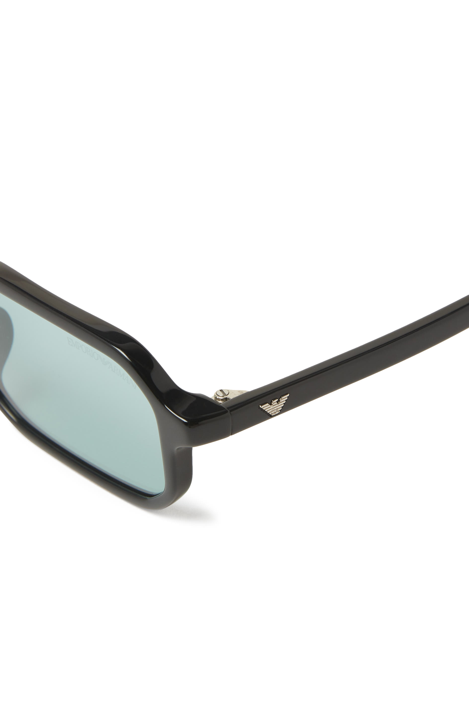Logo Rectangular Sunglasses