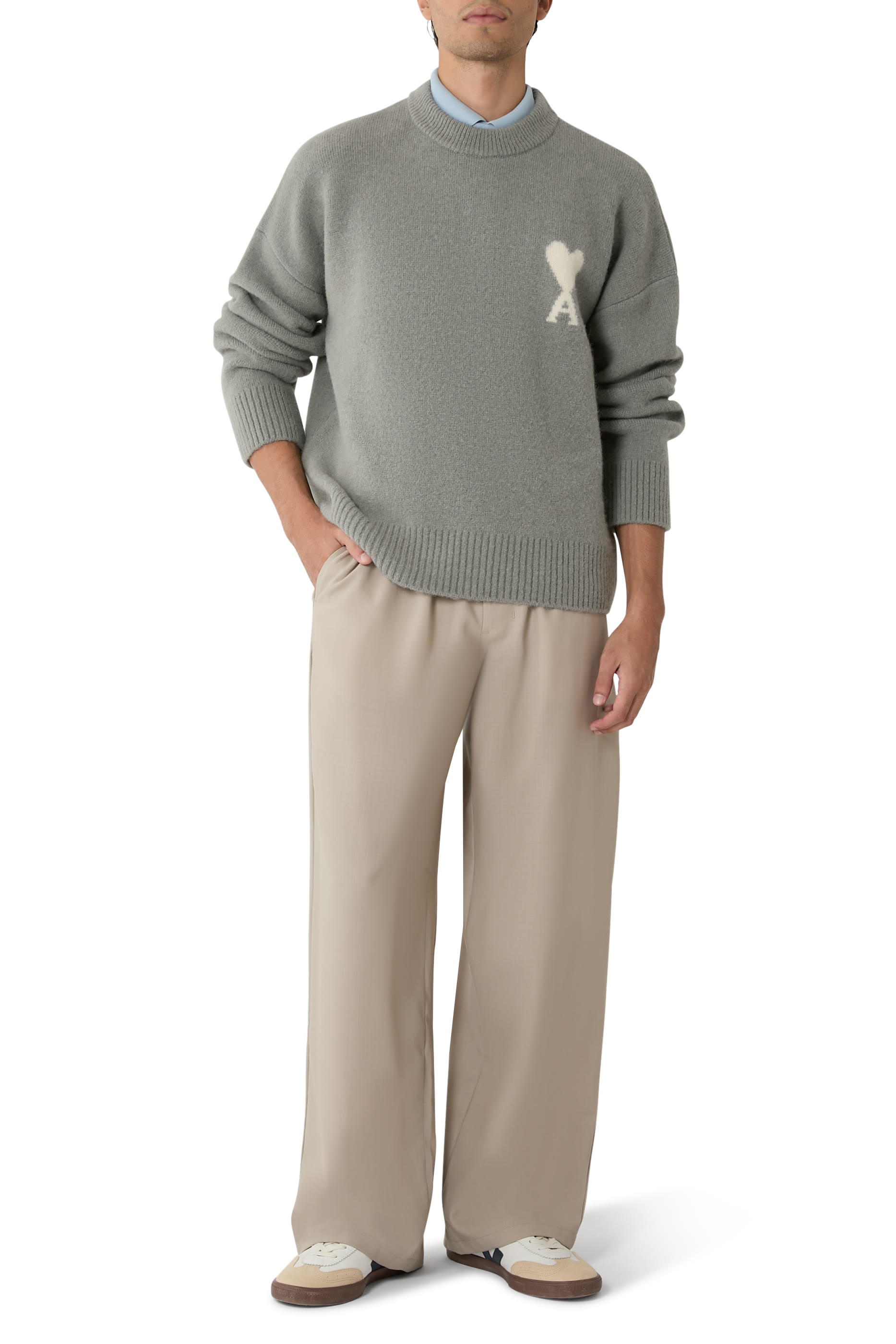 Wool Elasticated Trousers 