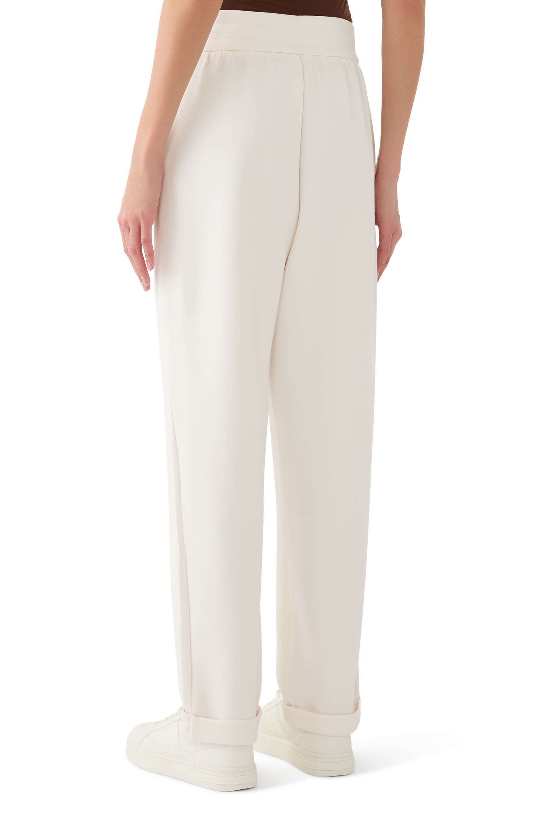 Rhinestone Logo Interlock Trousers