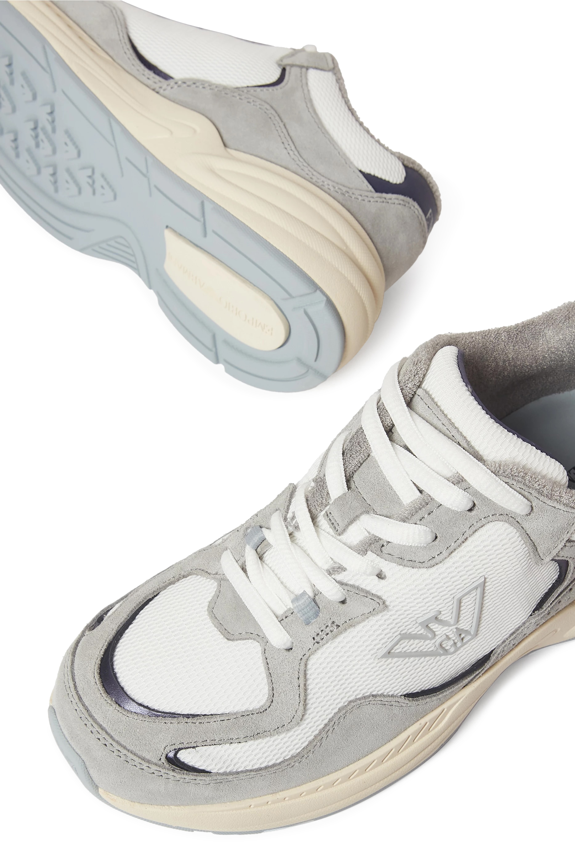 Eagle Logo Mesh Sneakers