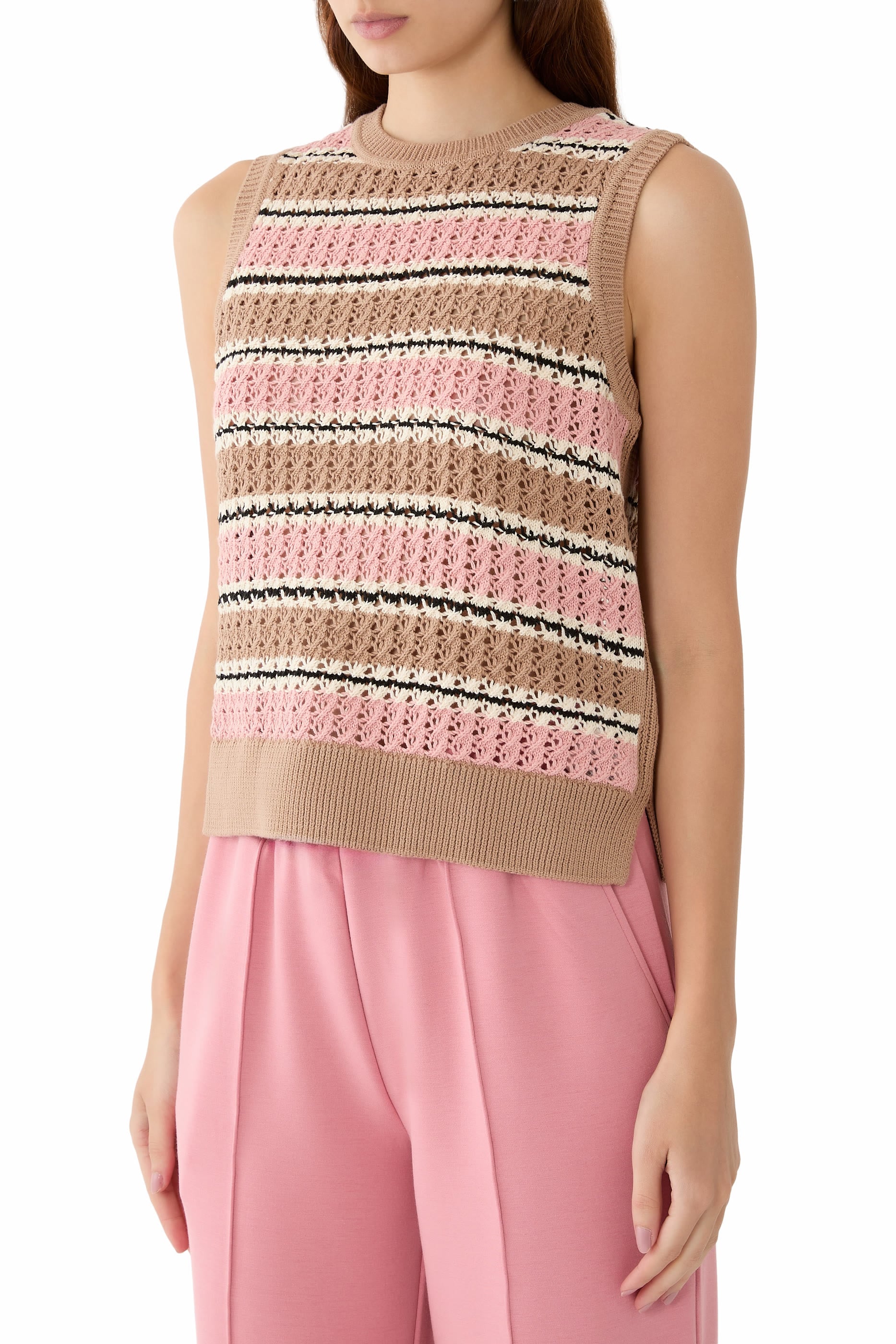 Deeley Stripe Stitch Tank 