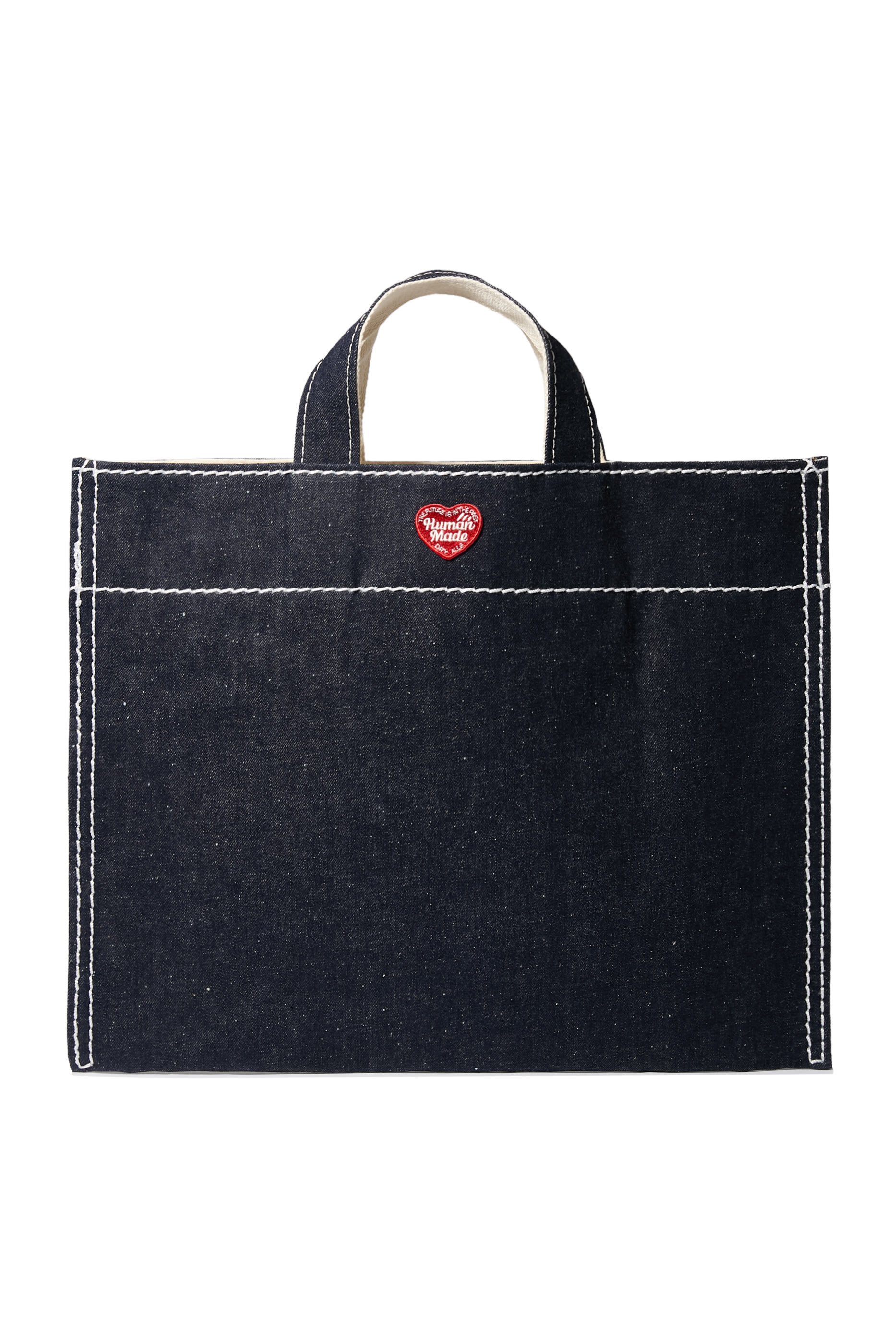 Logo Denim Tote Bag