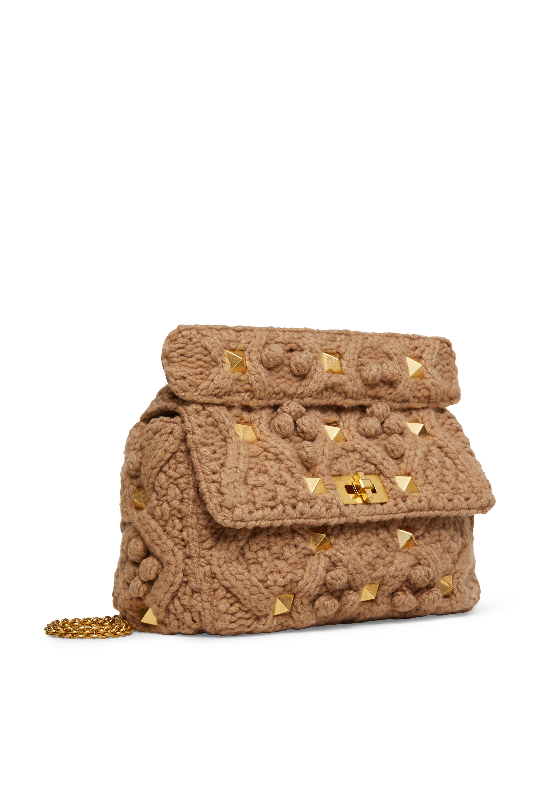 Valentino Garavani Roman Stud Knitted Bag